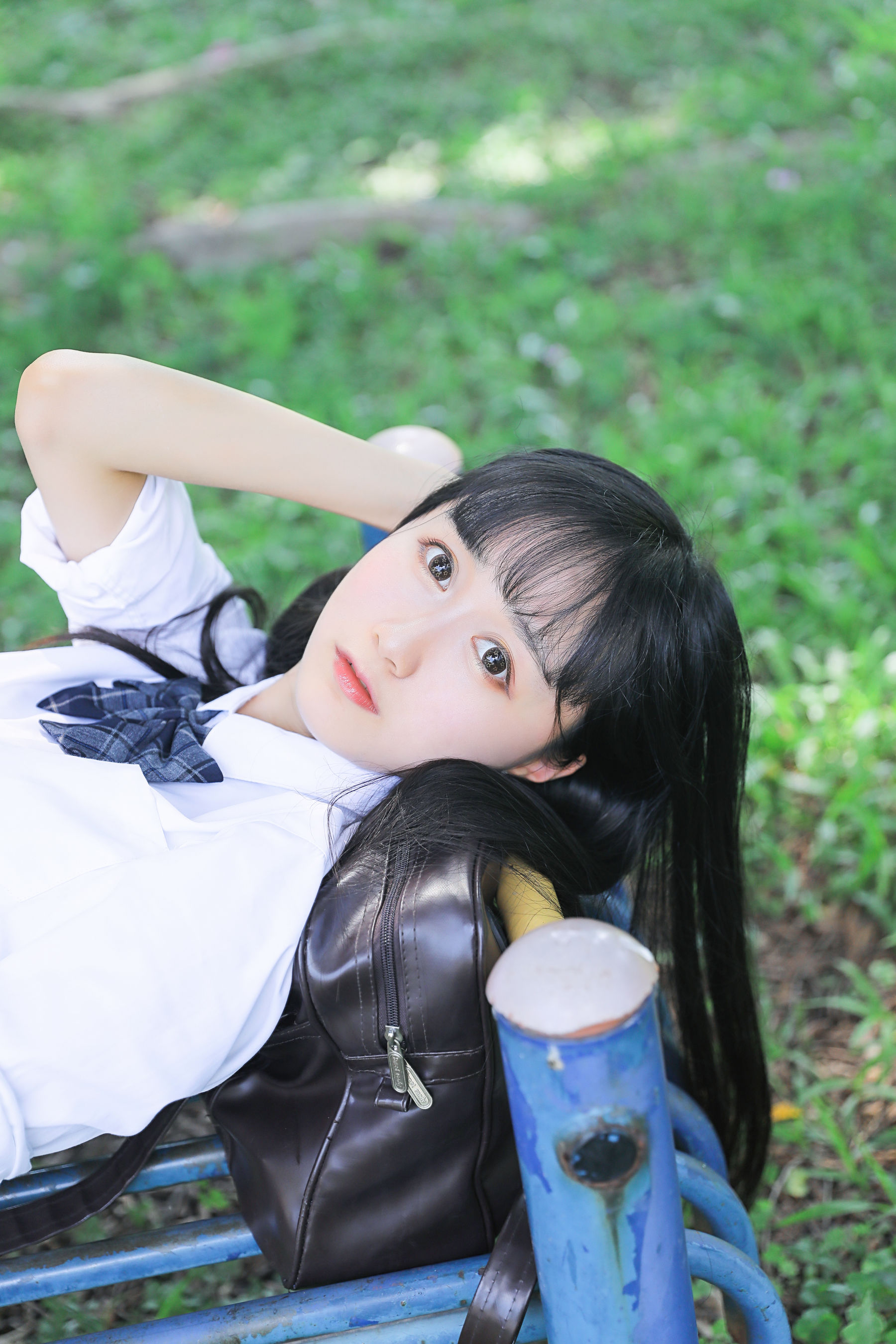 [萝莉COS] 木绵绵OwO – 上体育课啦 Cosplay-第1张
