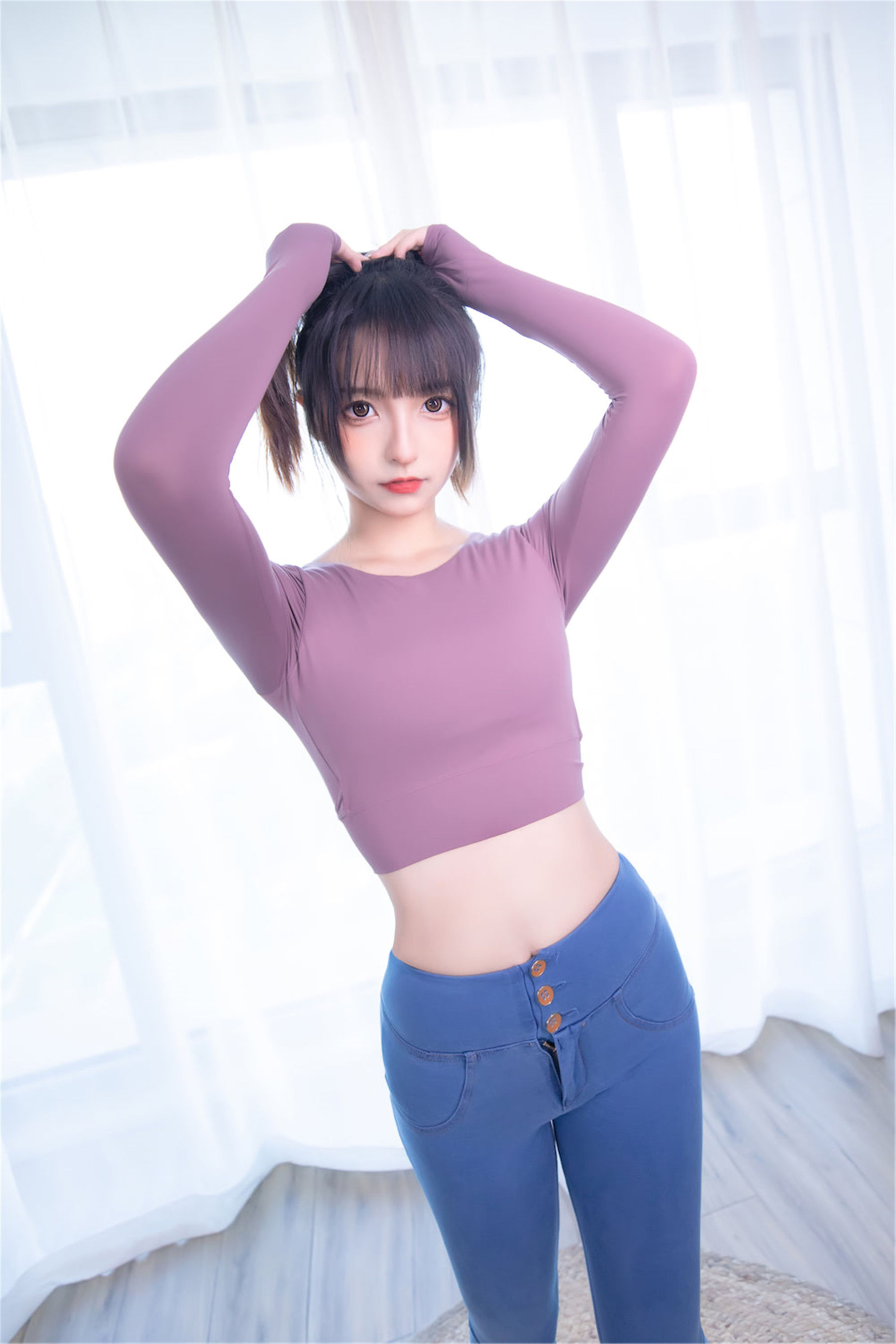 萝莉神楽板真冬之牛仔狂热 Cosplay-第78张