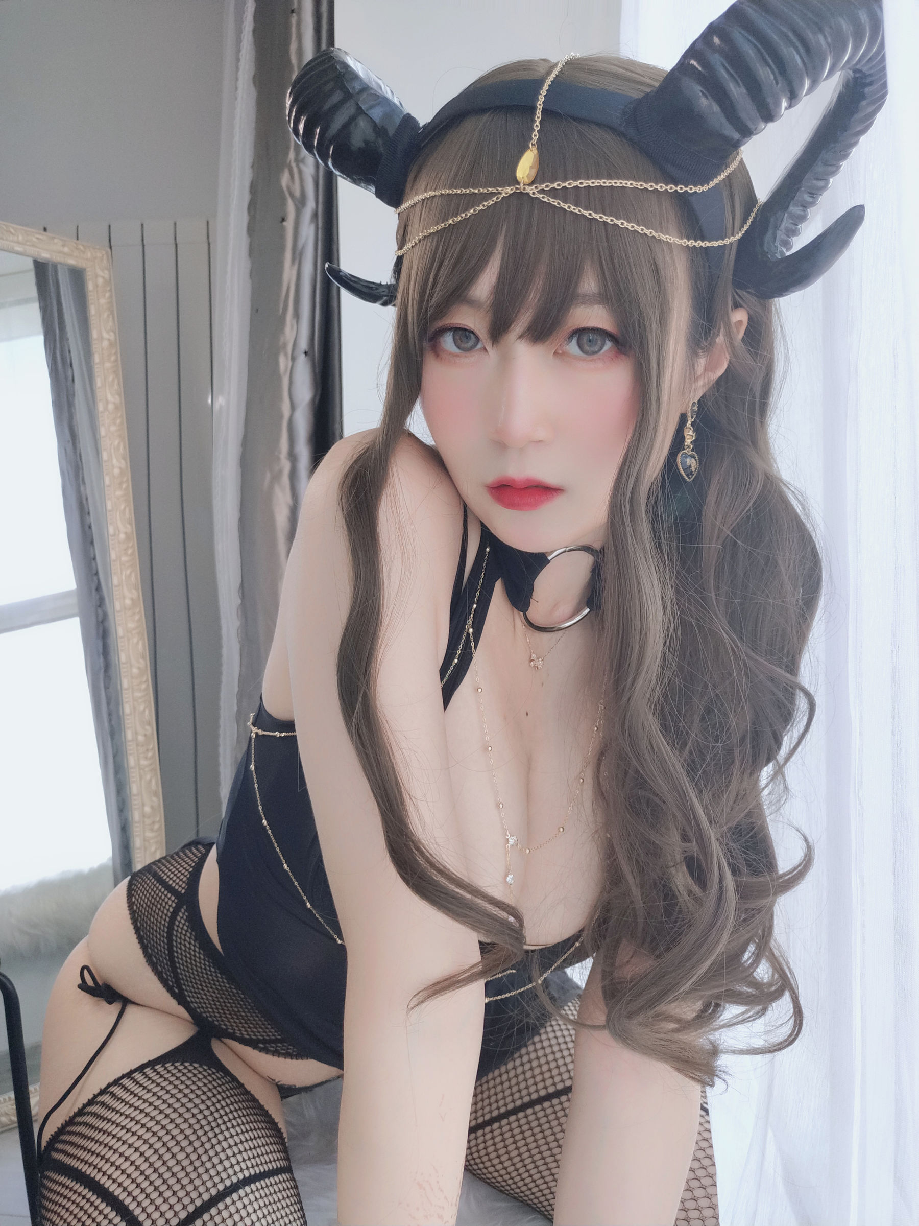 Coser小姐姐白银 黑山魅魔 Cosplay-第41张
