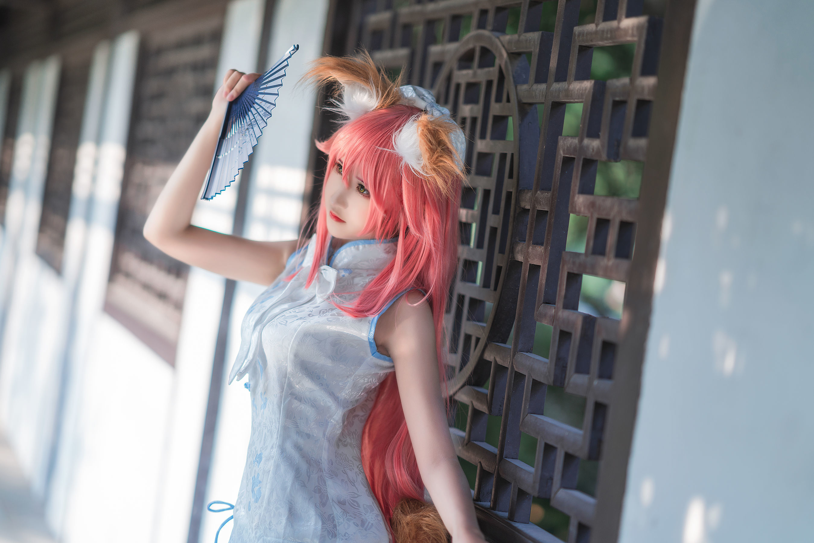 微博妹子三度_69 旗袍玉藻前 Cosplay-第30张