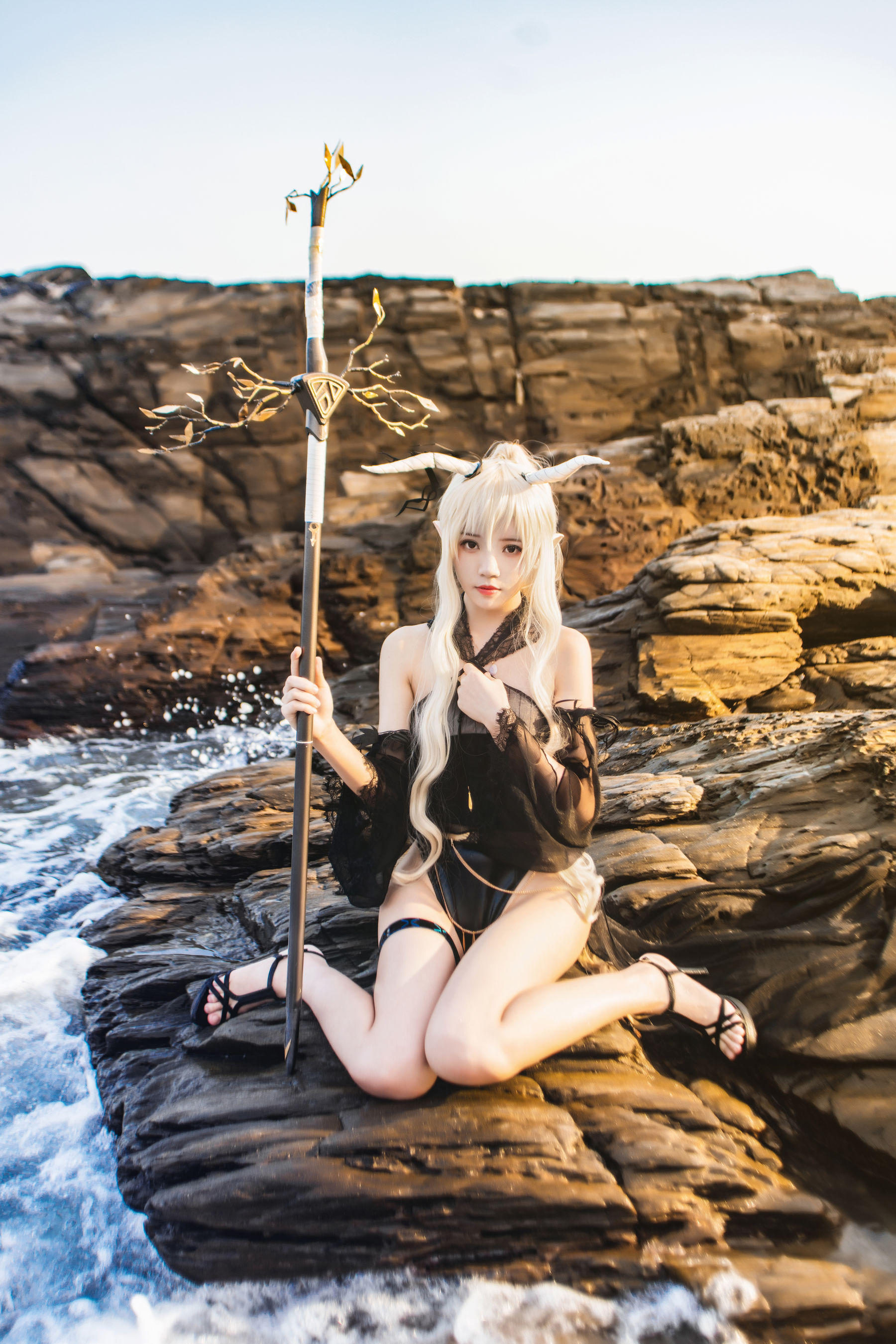 桜桃喵 – 闪灵泳衣 Cosplay-第36张