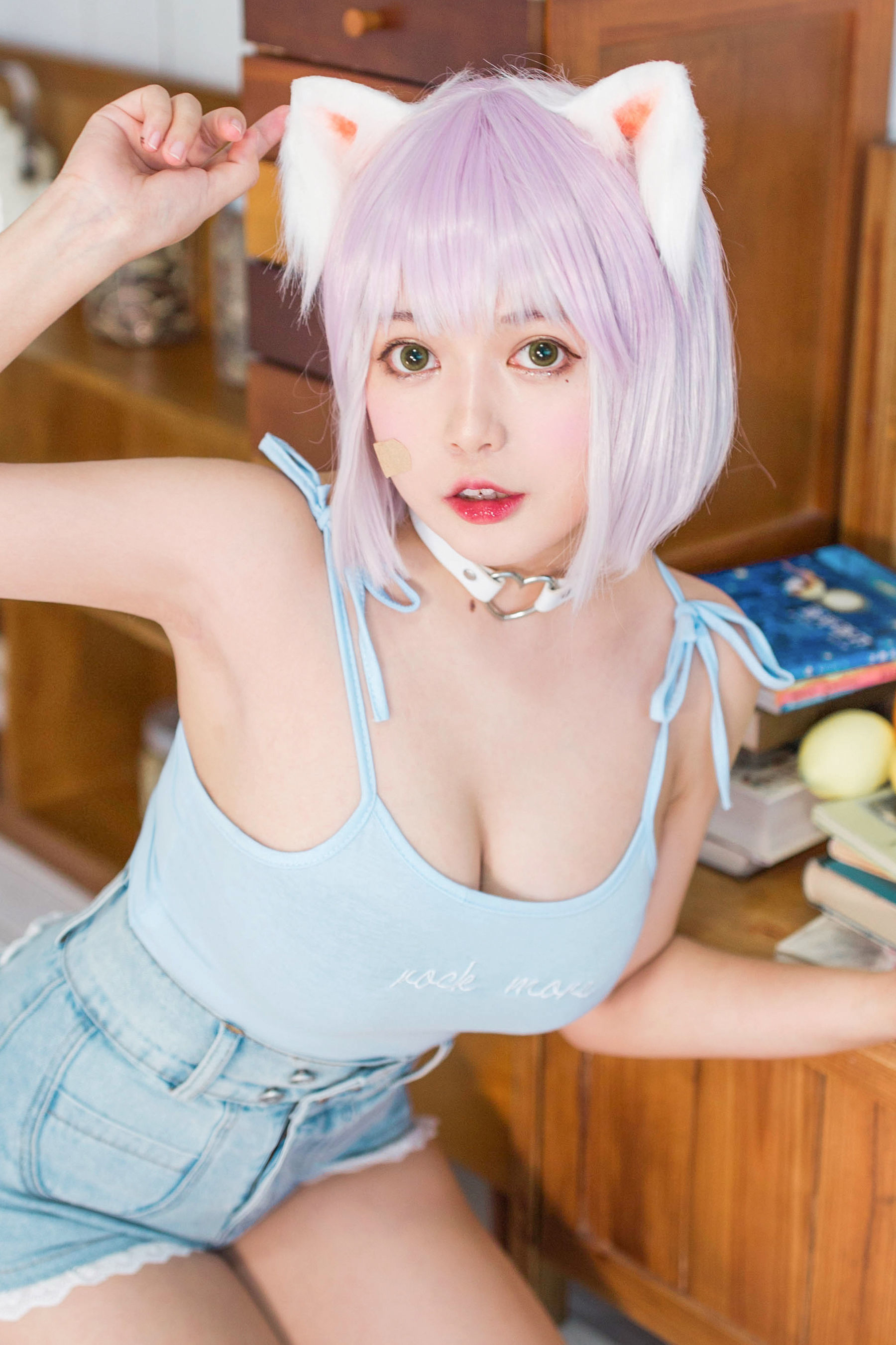 大眼萌妹黑猫猫OvO – 养猫小课堂 Cosplay-第5张