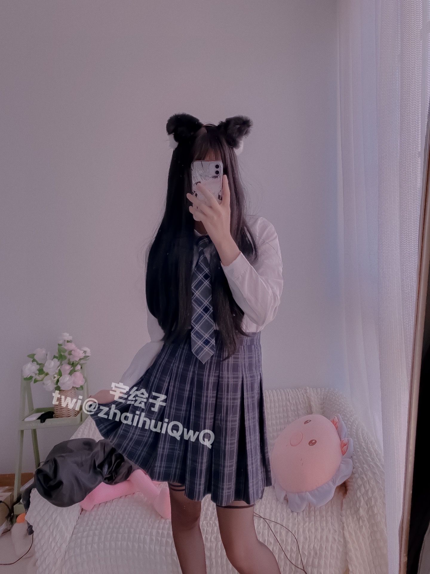 二阶堂 – JK校服 Cosplay-第86张