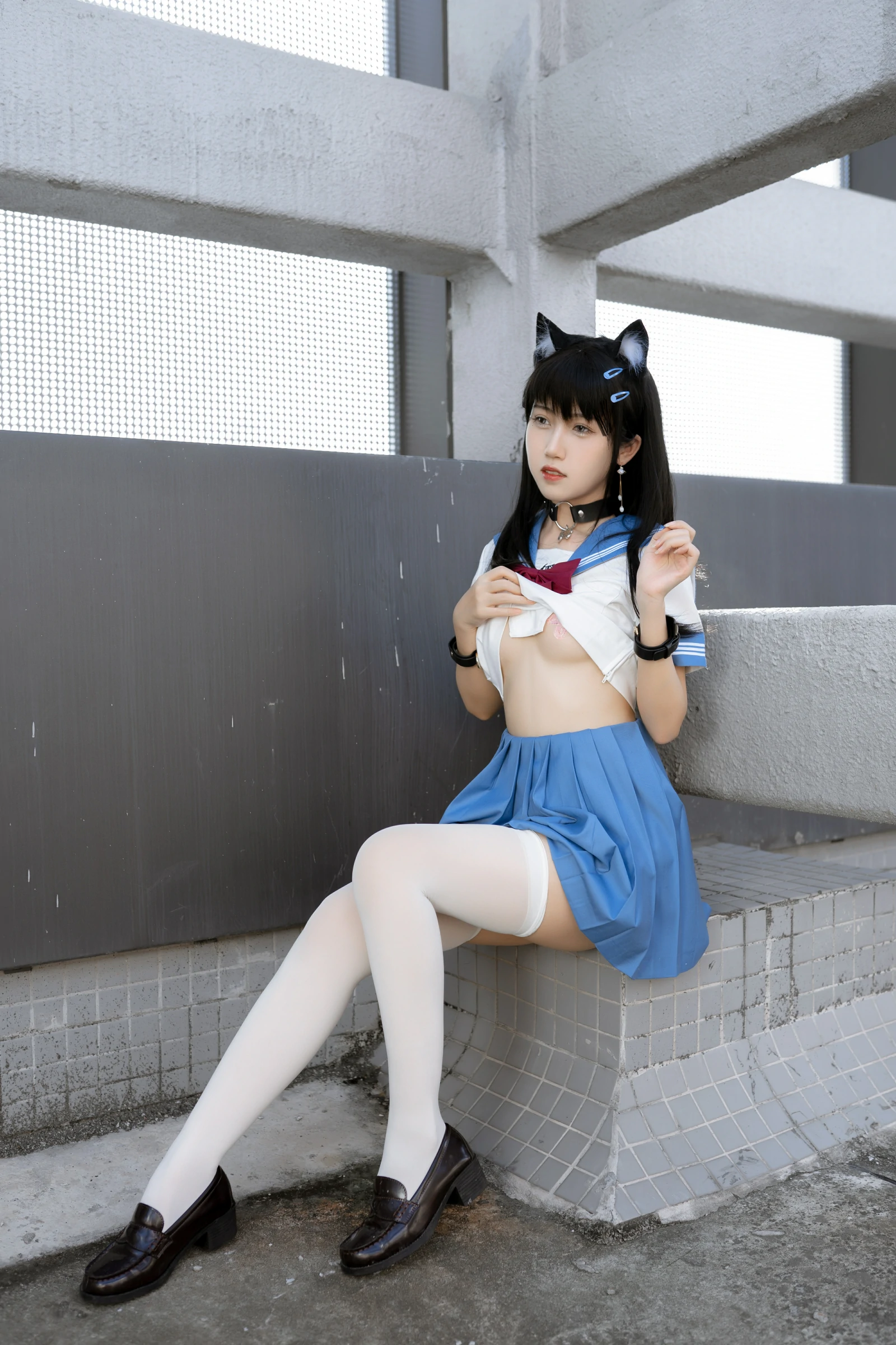 不呆猫 – 天台小m猫 Cosplay-第4张