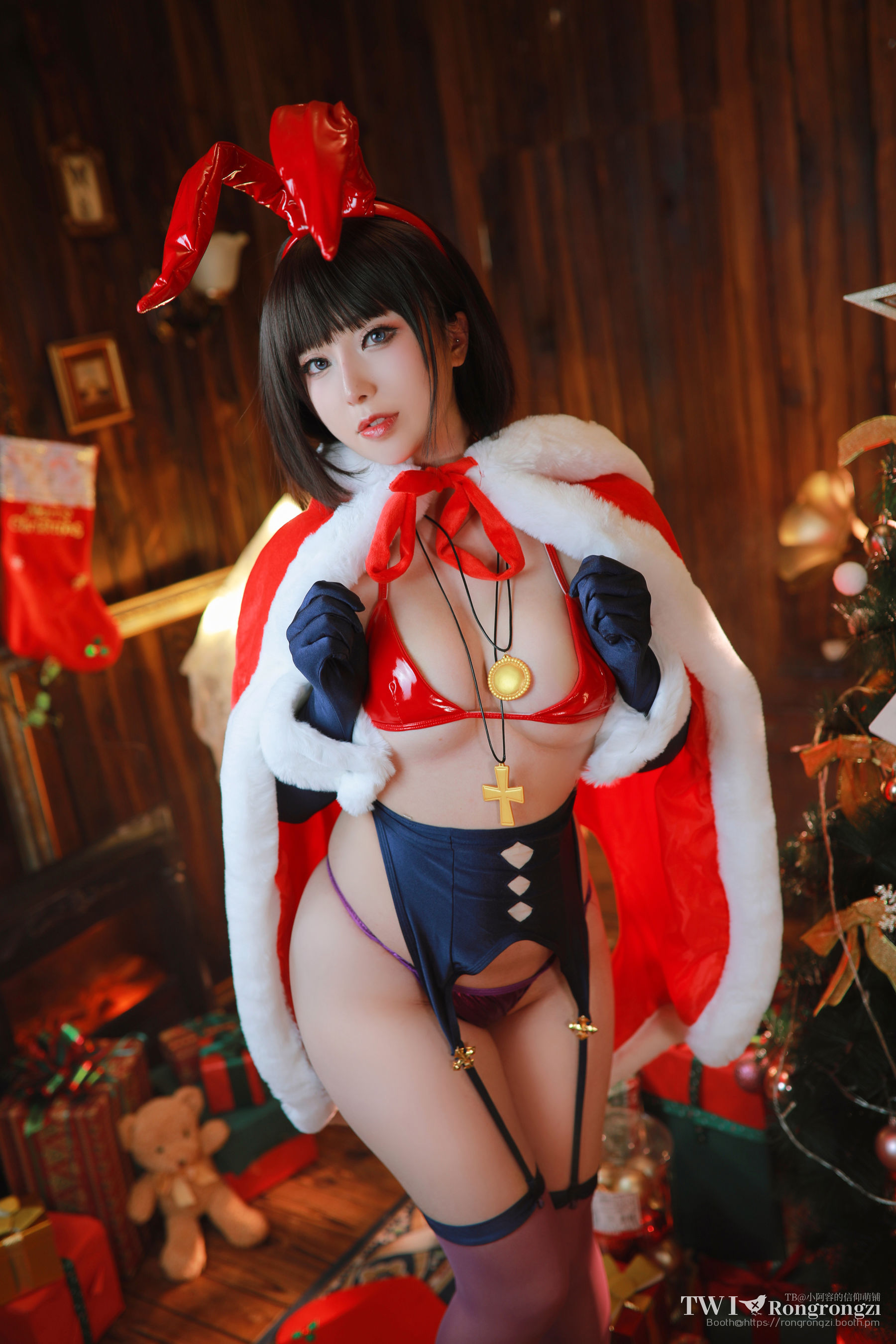 小容仔咕咕咕 – 魔太郎兔女郎 Cosplay-第5张