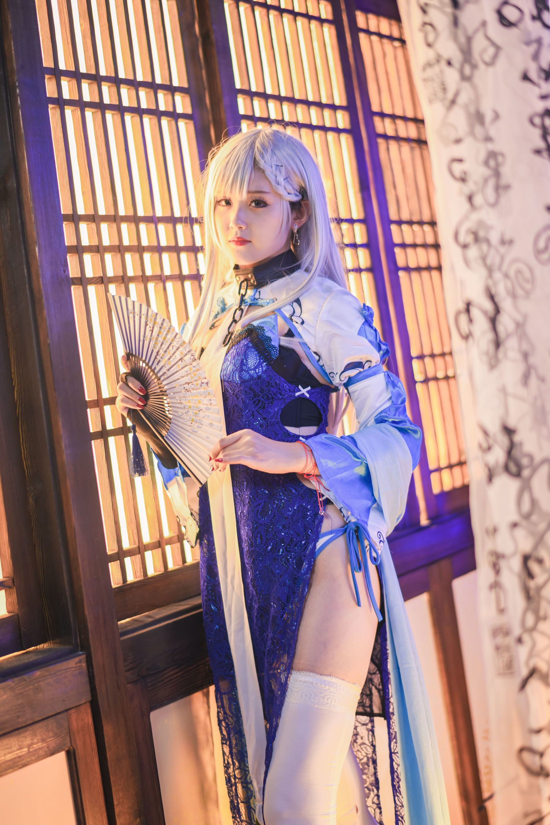 Coser小姐姐Akisoso秋楚楚 贝法 不知火 Cosplay-第12张