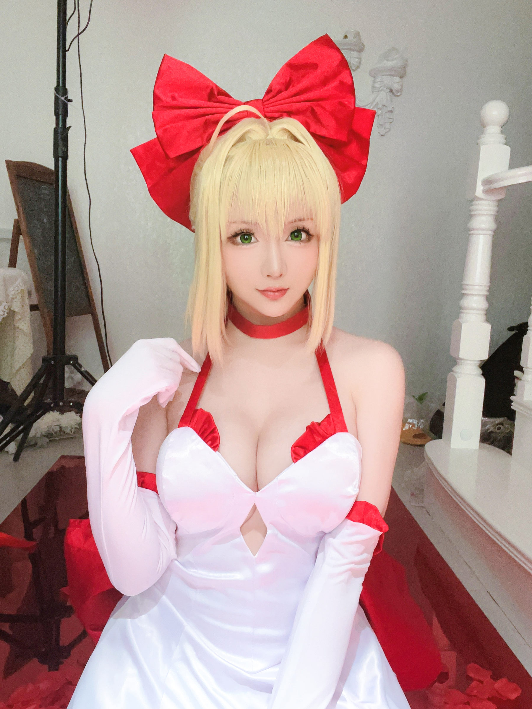 Coser小姐姐星之迟迟 – Fate 尼禄 Cosplay-第32张