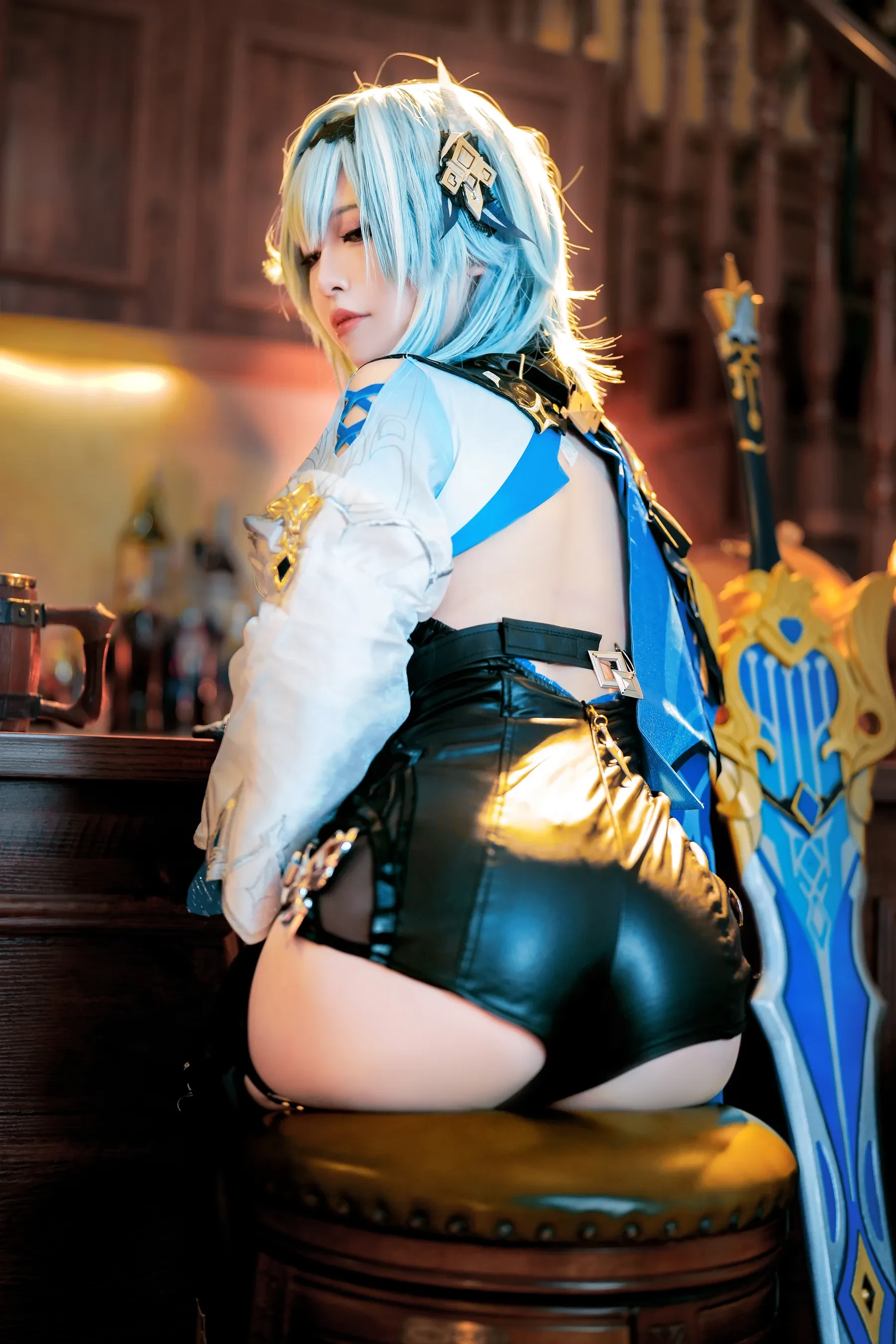 半半子 – 原神优菈 Cosplay-第8张