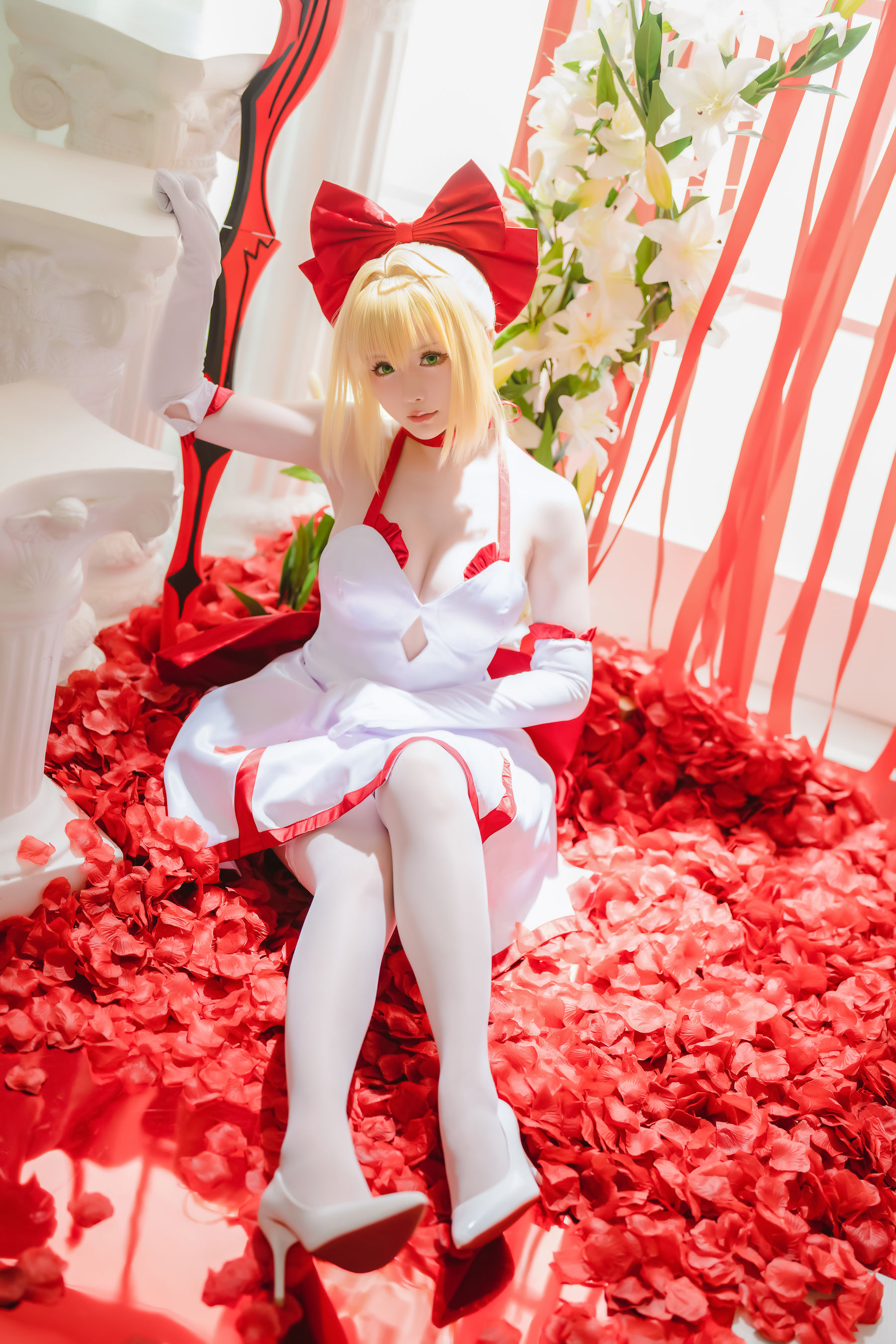 Coser小姐姐星之迟迟 – Fate 尼禄 Cosplay-第10张
