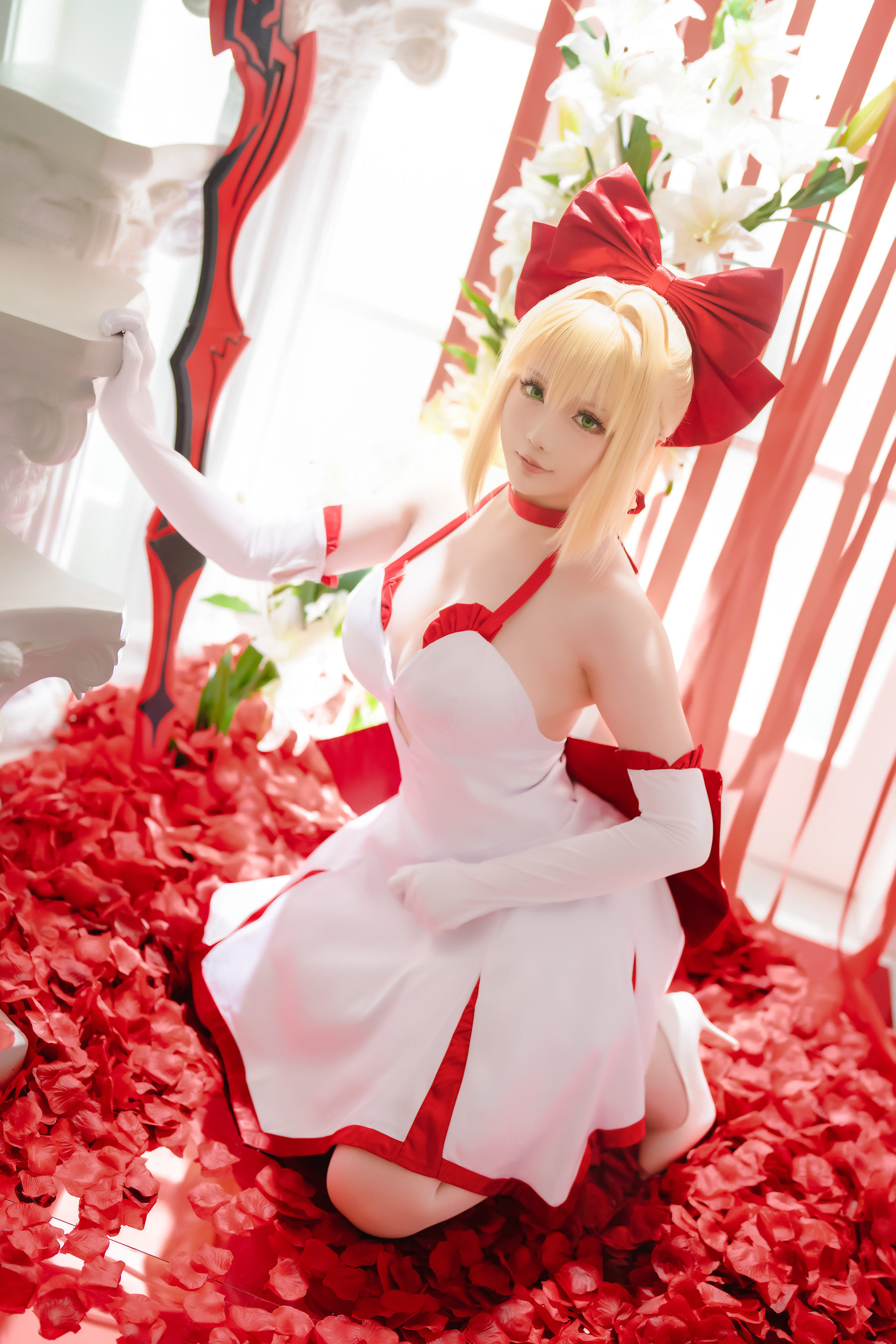 Coser小姐姐星之迟迟 – Fate 尼禄 Cosplay-第6张