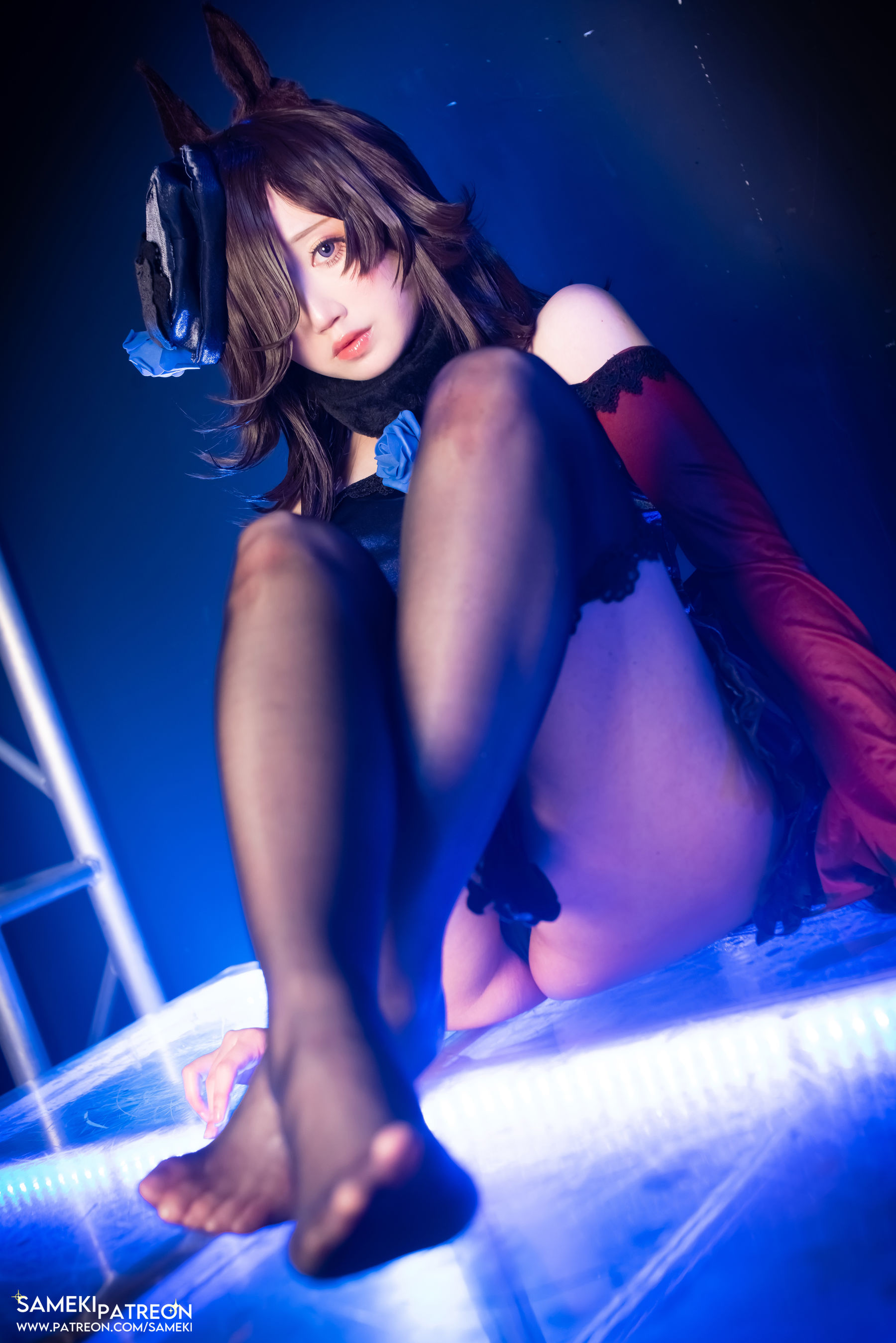 Sameki – うま娘 ライスシャワー Cosplay-第23张