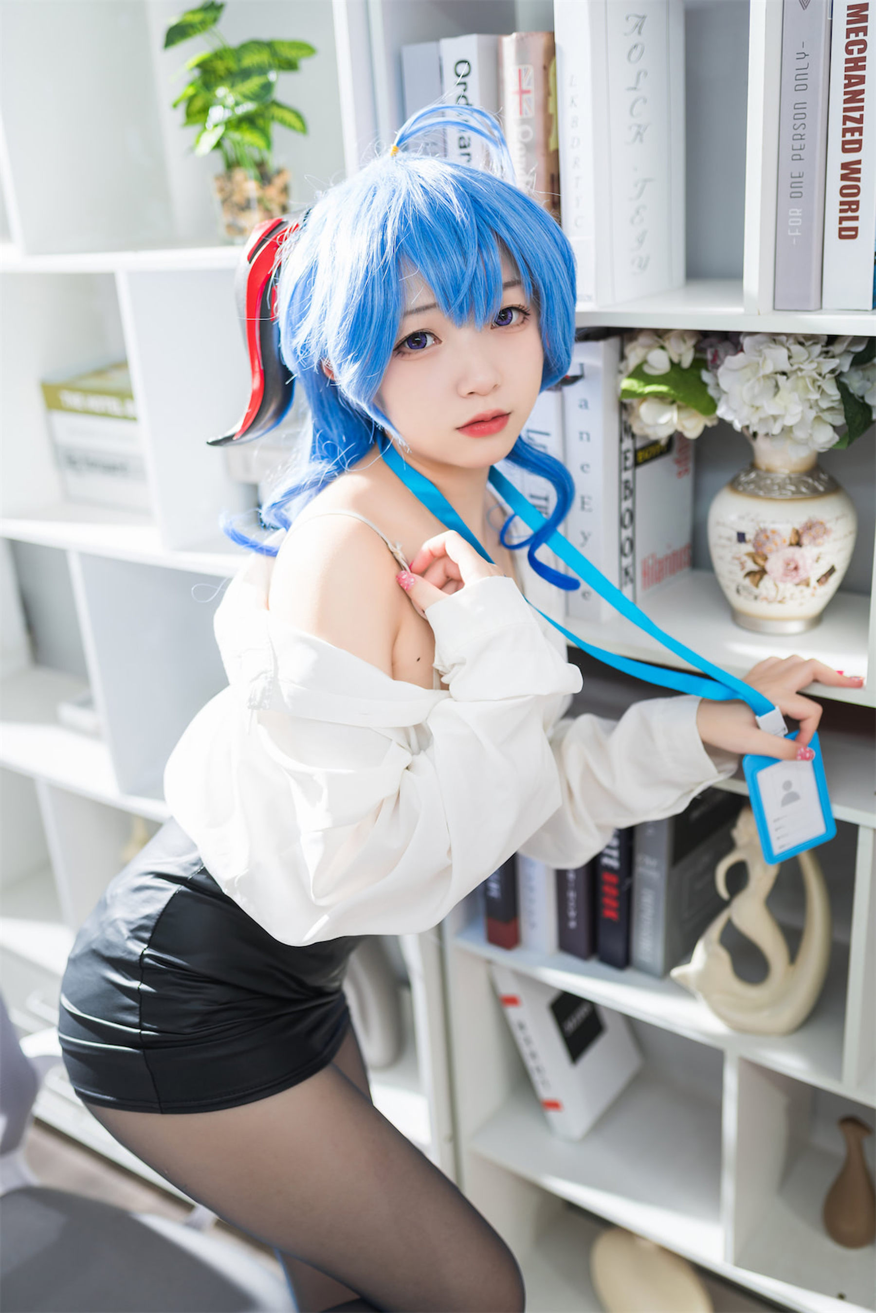 花铃 – 甘雨秘书OL Cosplay-第4张