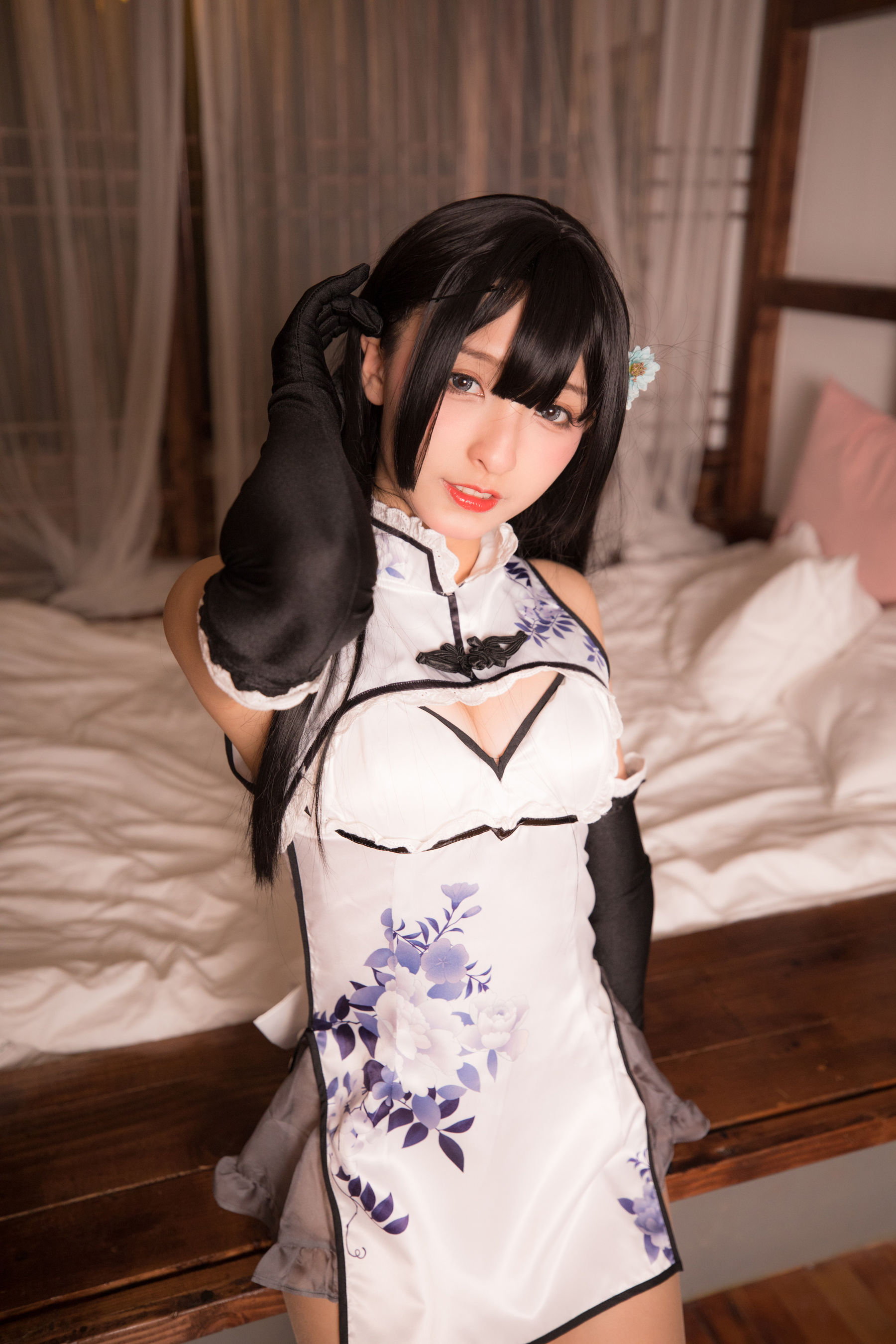 [萝莉COS] 神楽坂真冬 艳娘幻梦谭 瓶儿 Cosplay-第6张