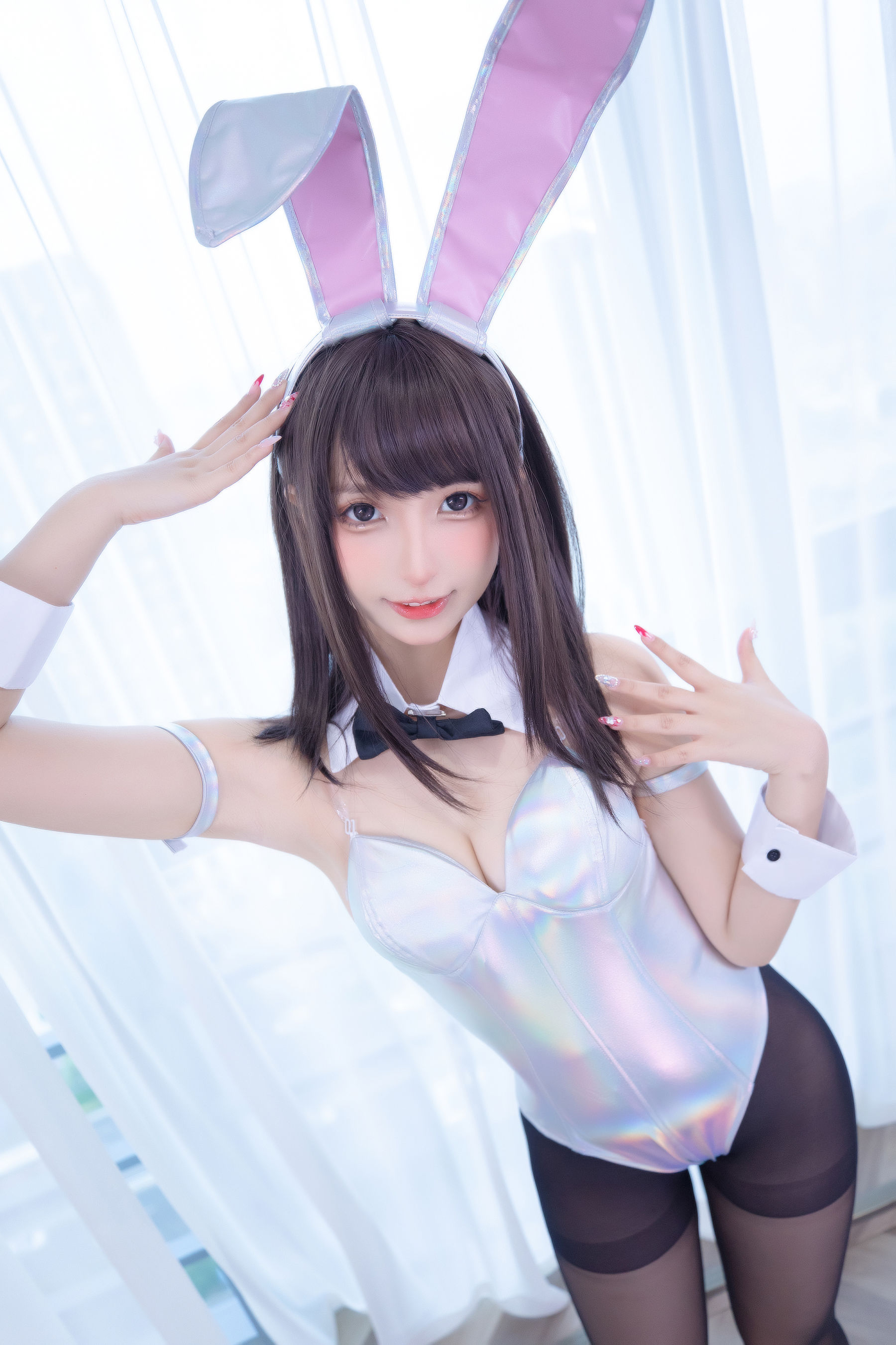 萝莉神楽板真冬之バニーバブル Cosplay-第3张