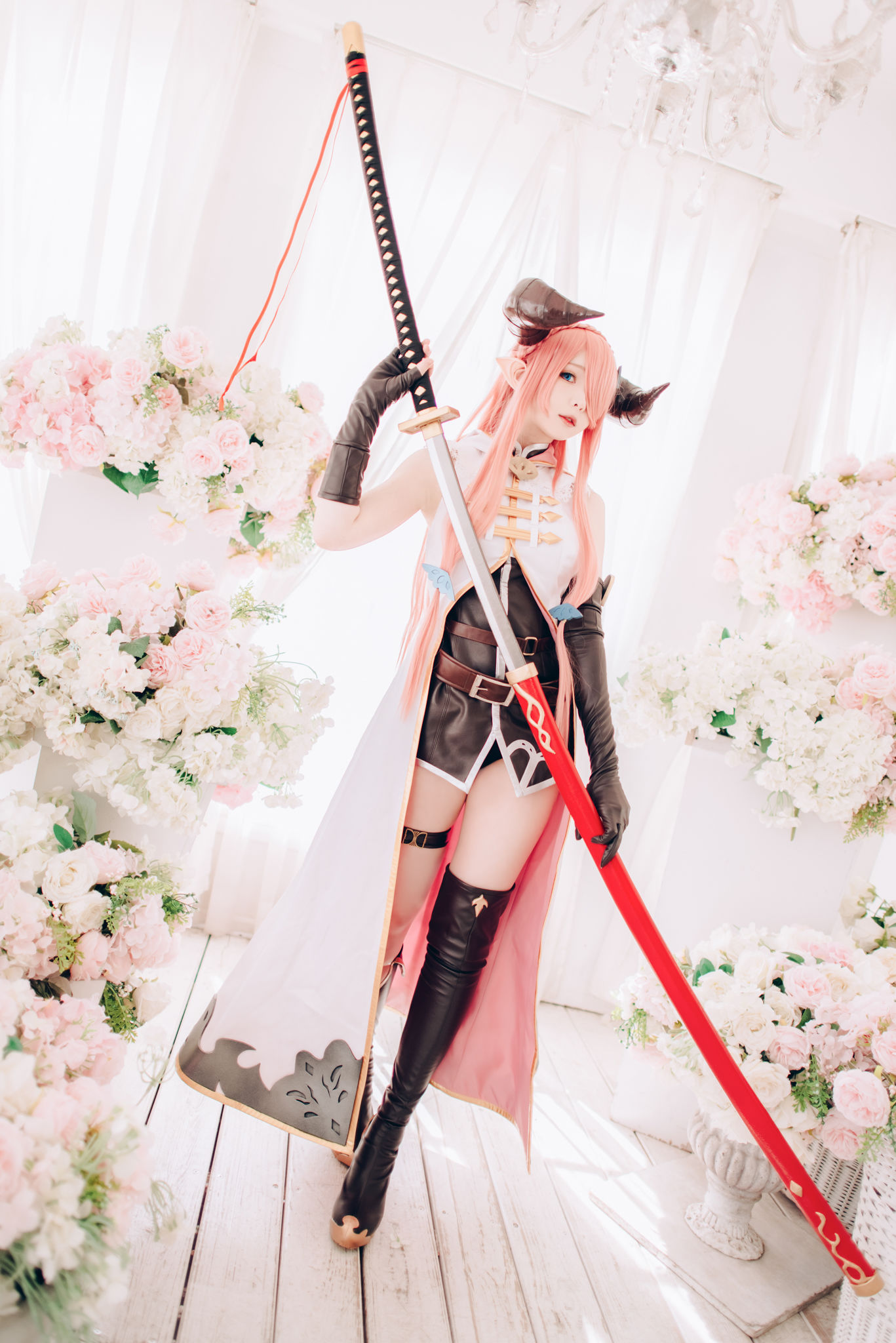 微博妹纸霜月shimo – 碧蓝幻想 娜尔梅亚 Cosplay-第51张