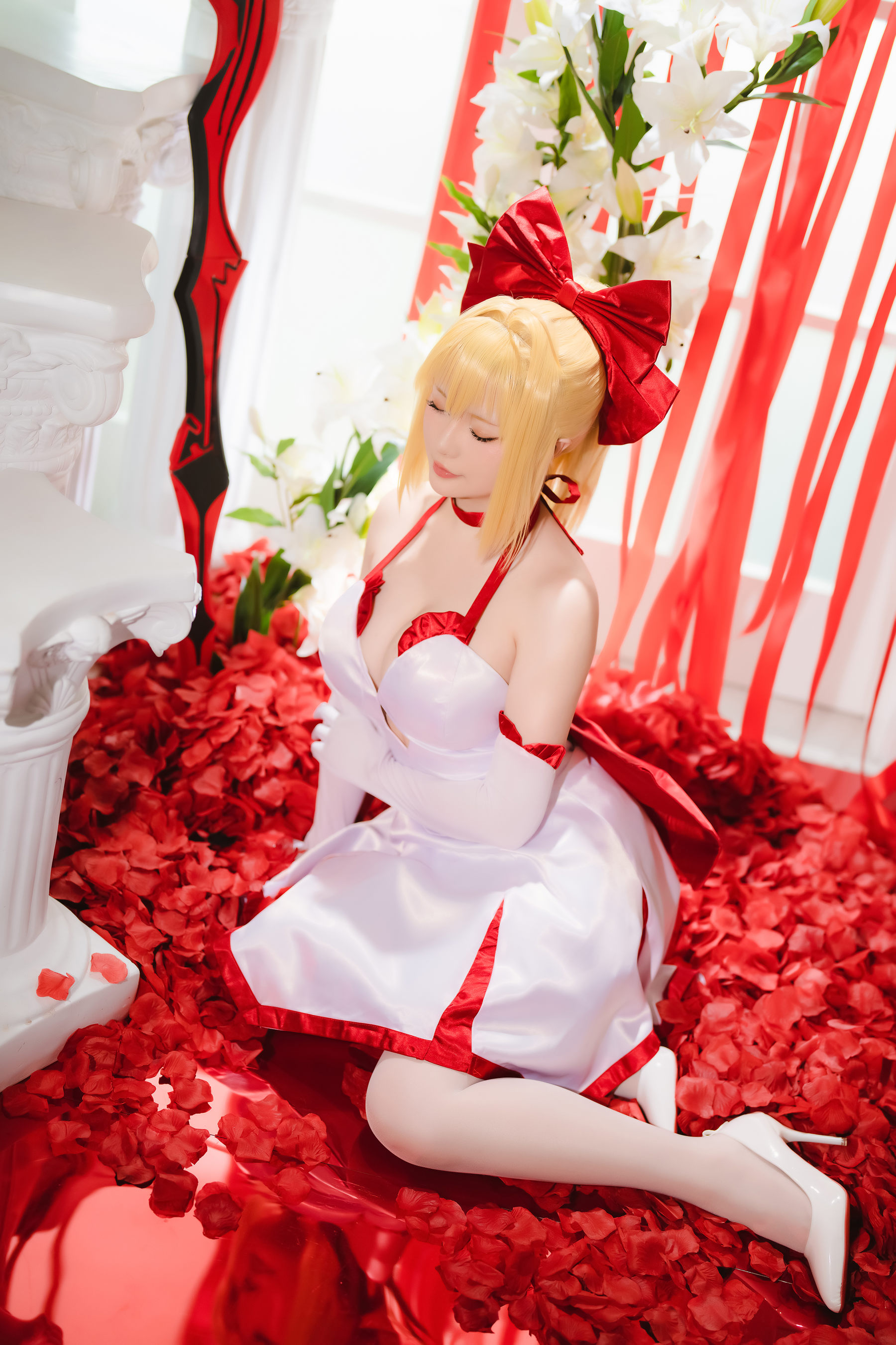 Coser小姐姐星之迟迟 – Fate 尼禄 Cosplay-第2张