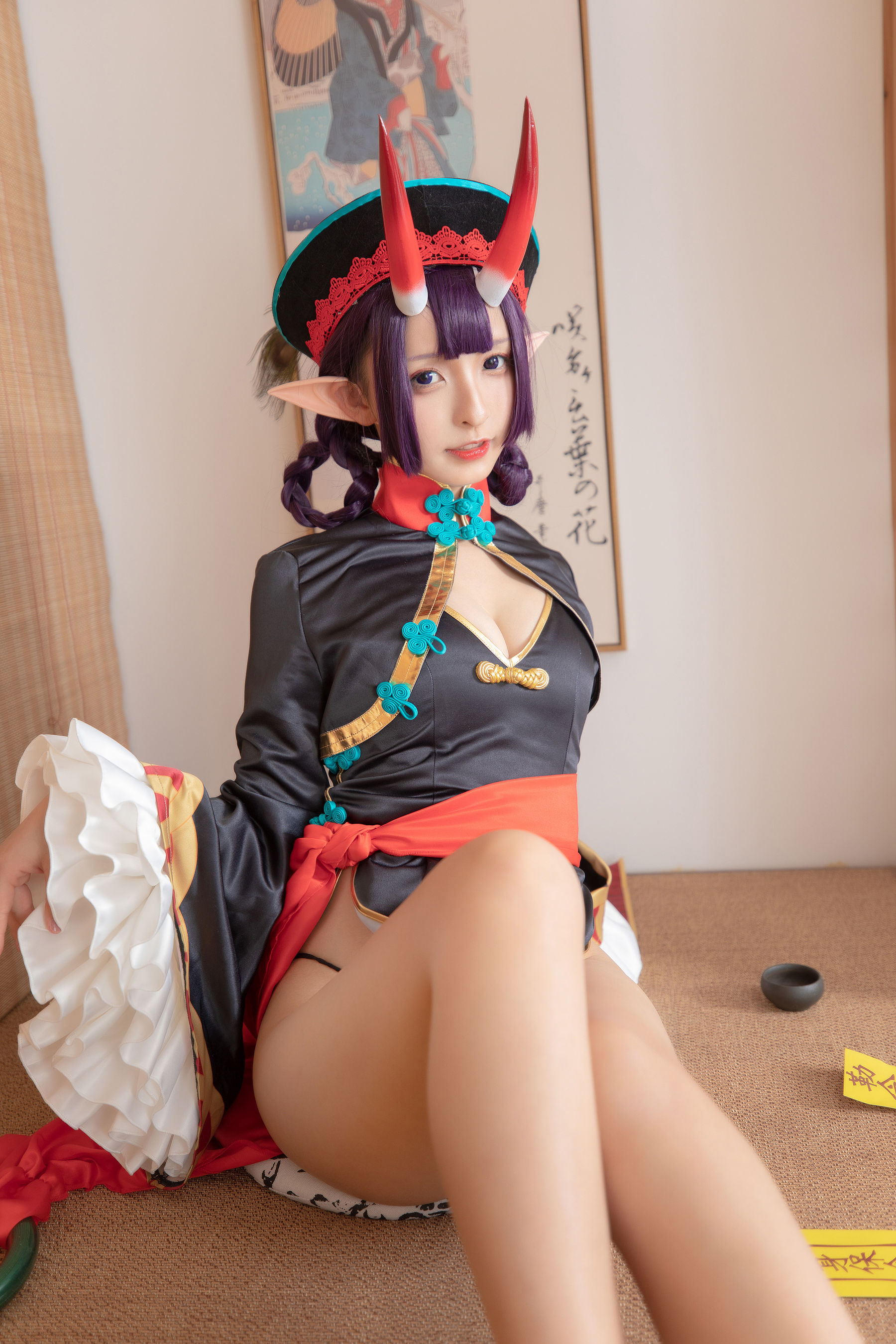 萝莉神楽板真冬之果実の酒気-酒吞cos Cosplay-第13张