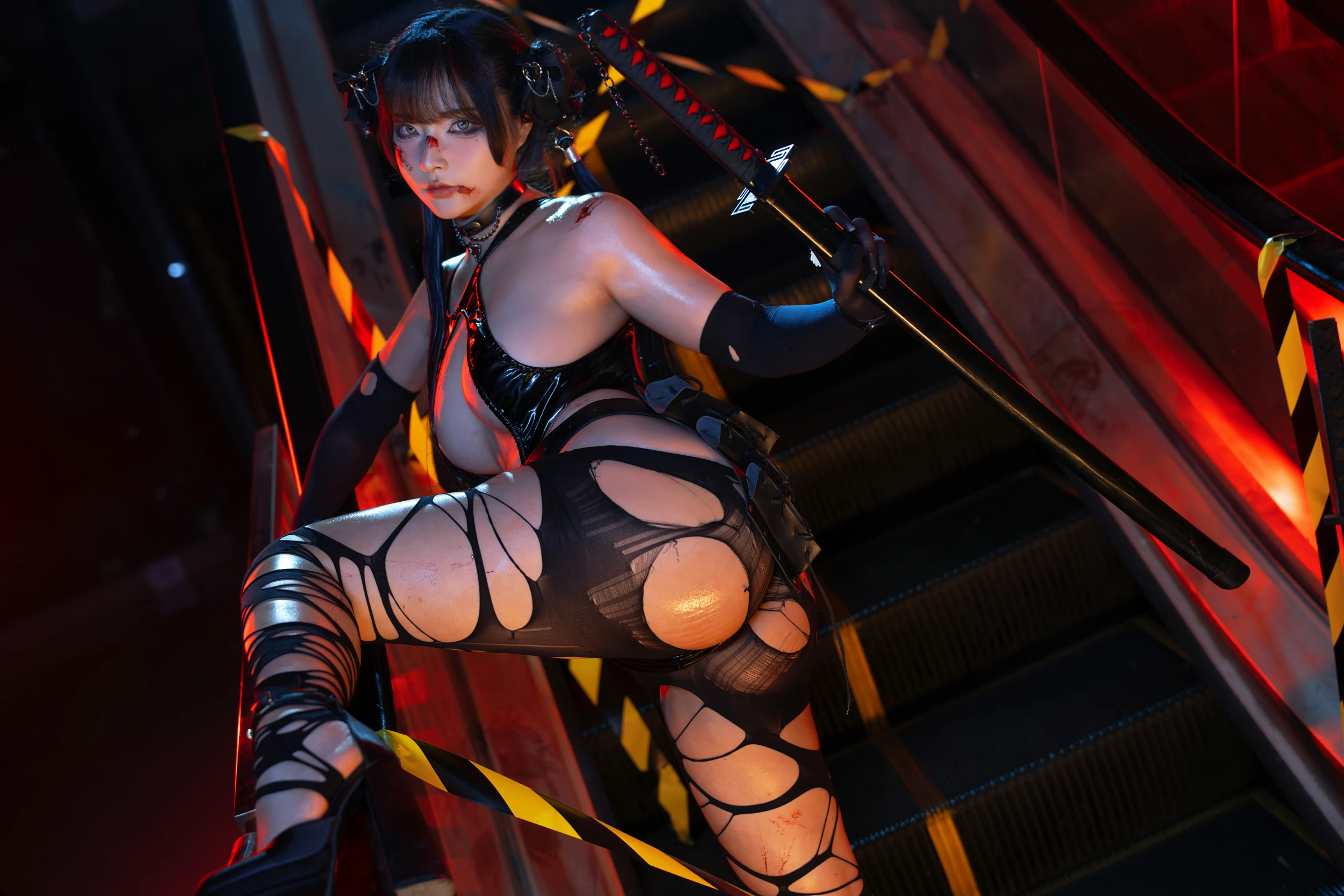 Kokuhui(yuuhui玉汇) – 双斩少女 Cosplay-第118张