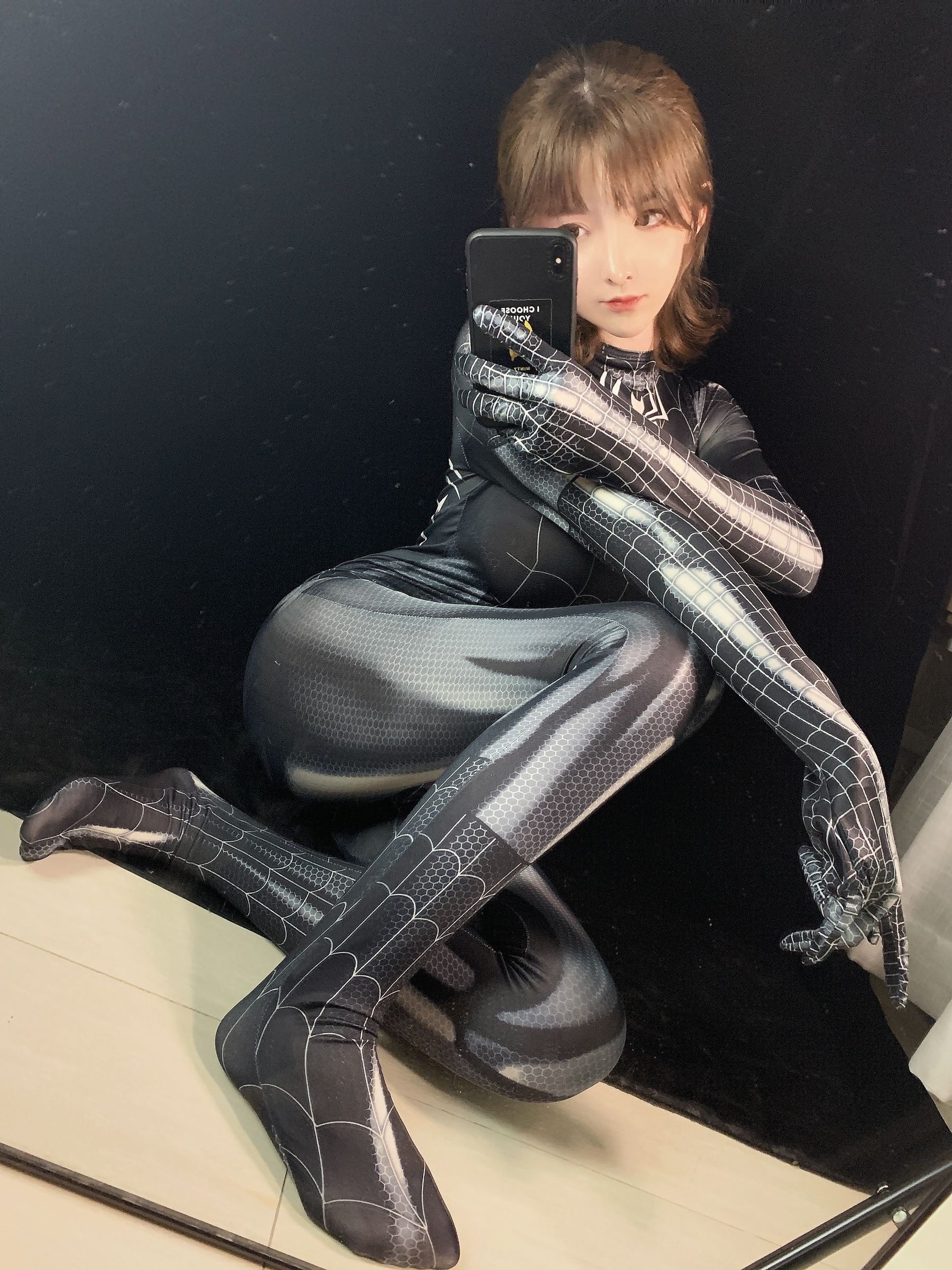 一小央泽 – 黑蜘蛛 Cosplay-第29张