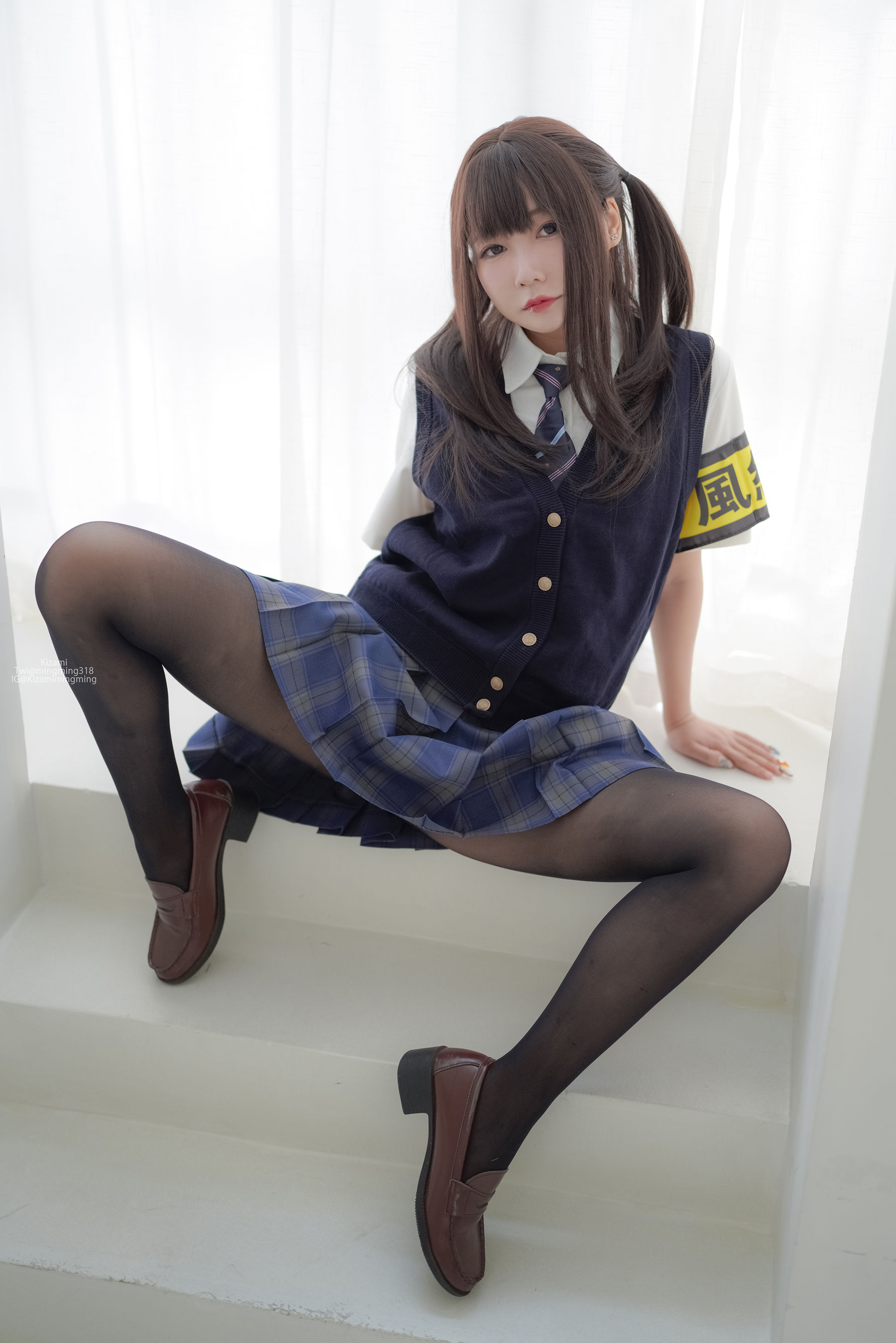 銘銘Kizami – JK黑丝 Cosplay-第27张