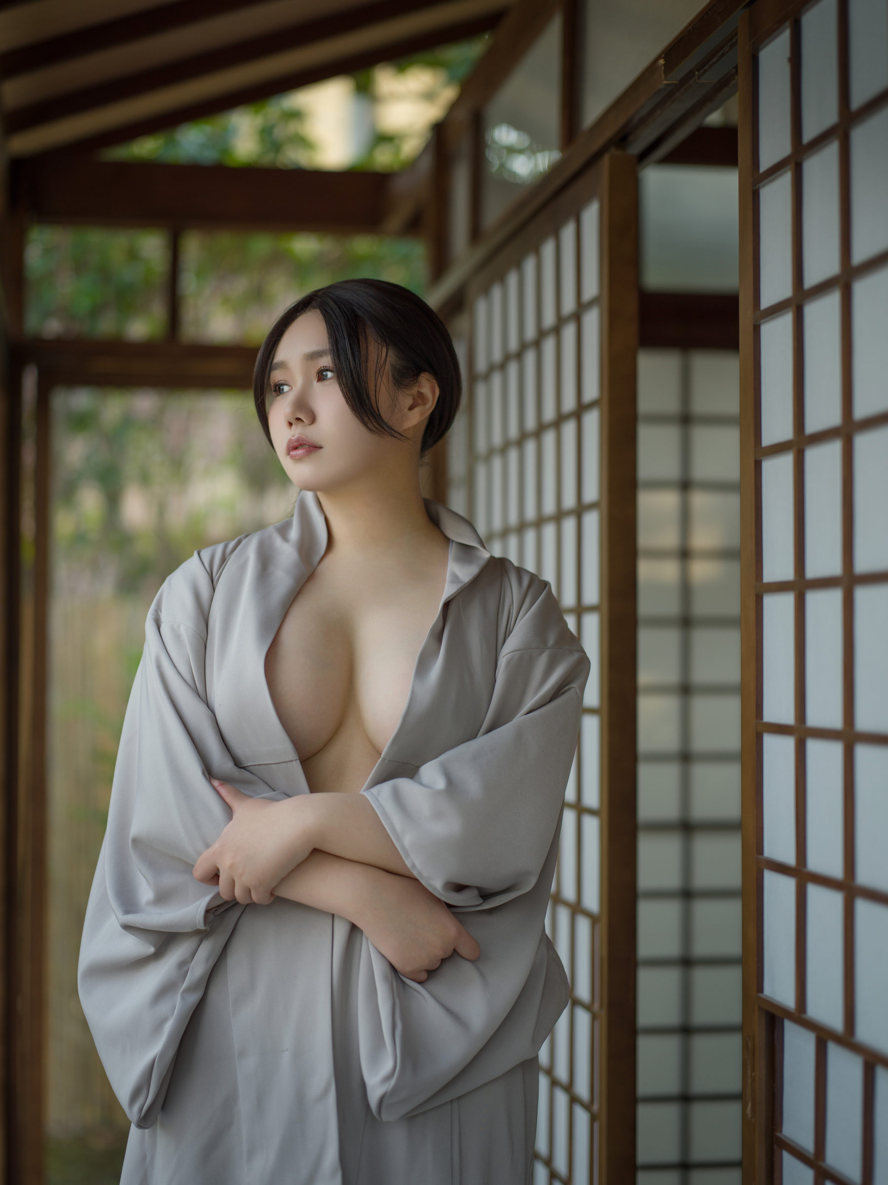 麻花麻花酱 – 兽耳和服 Cosplay-第37张