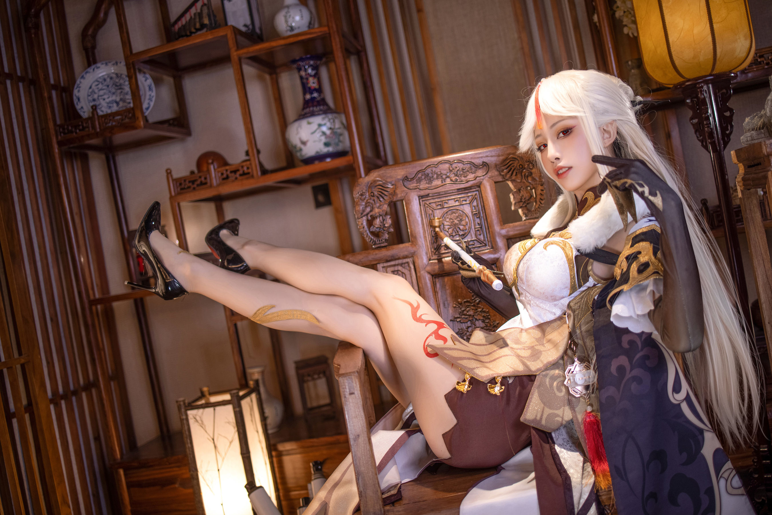 动漫博主水淼aqua – 凝光 Cosplay-第7张