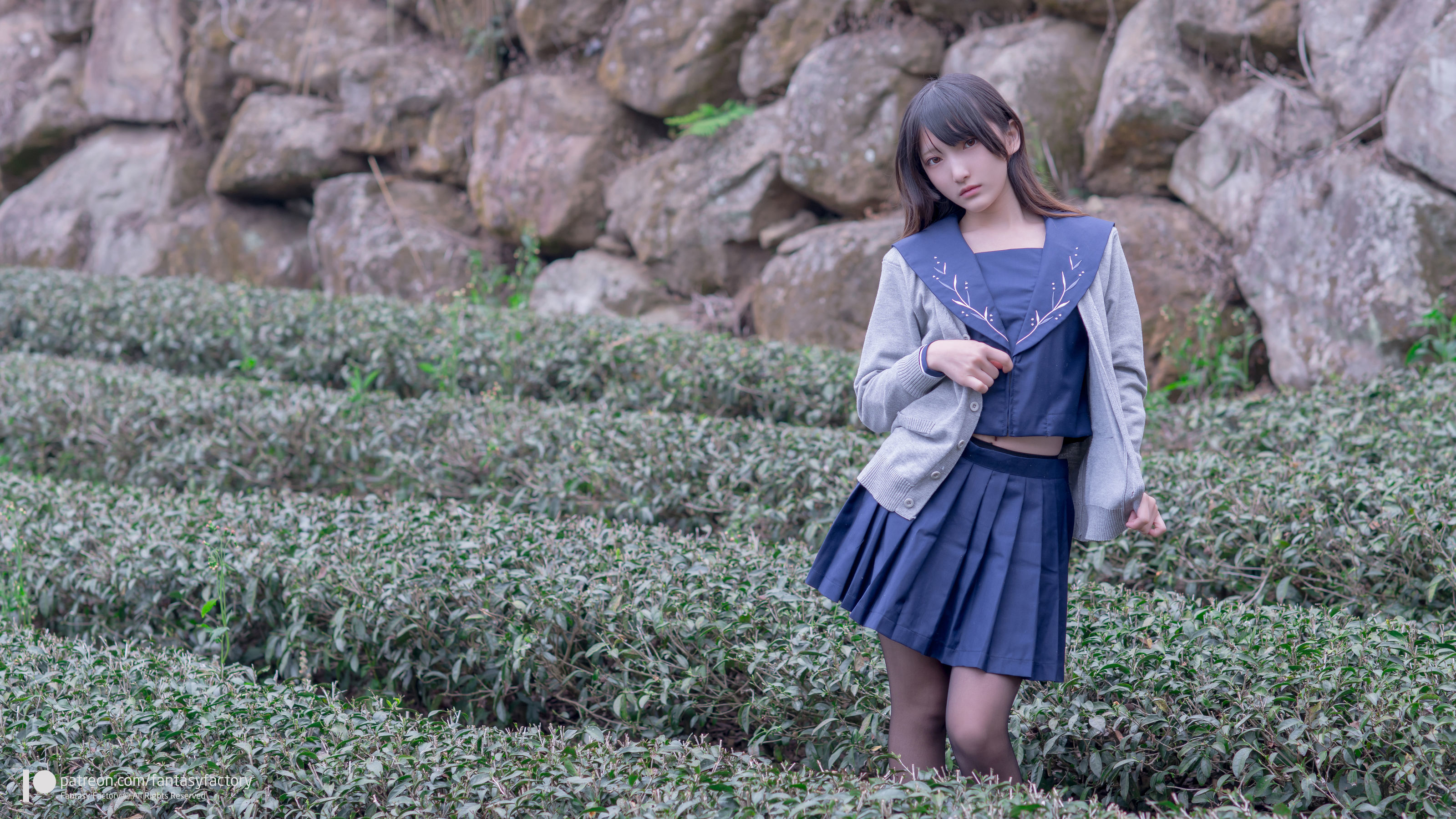 [Fantasy Factory] 小丁Cosplay – JK制服 水手小兔 外拍 Cosplay-第4张