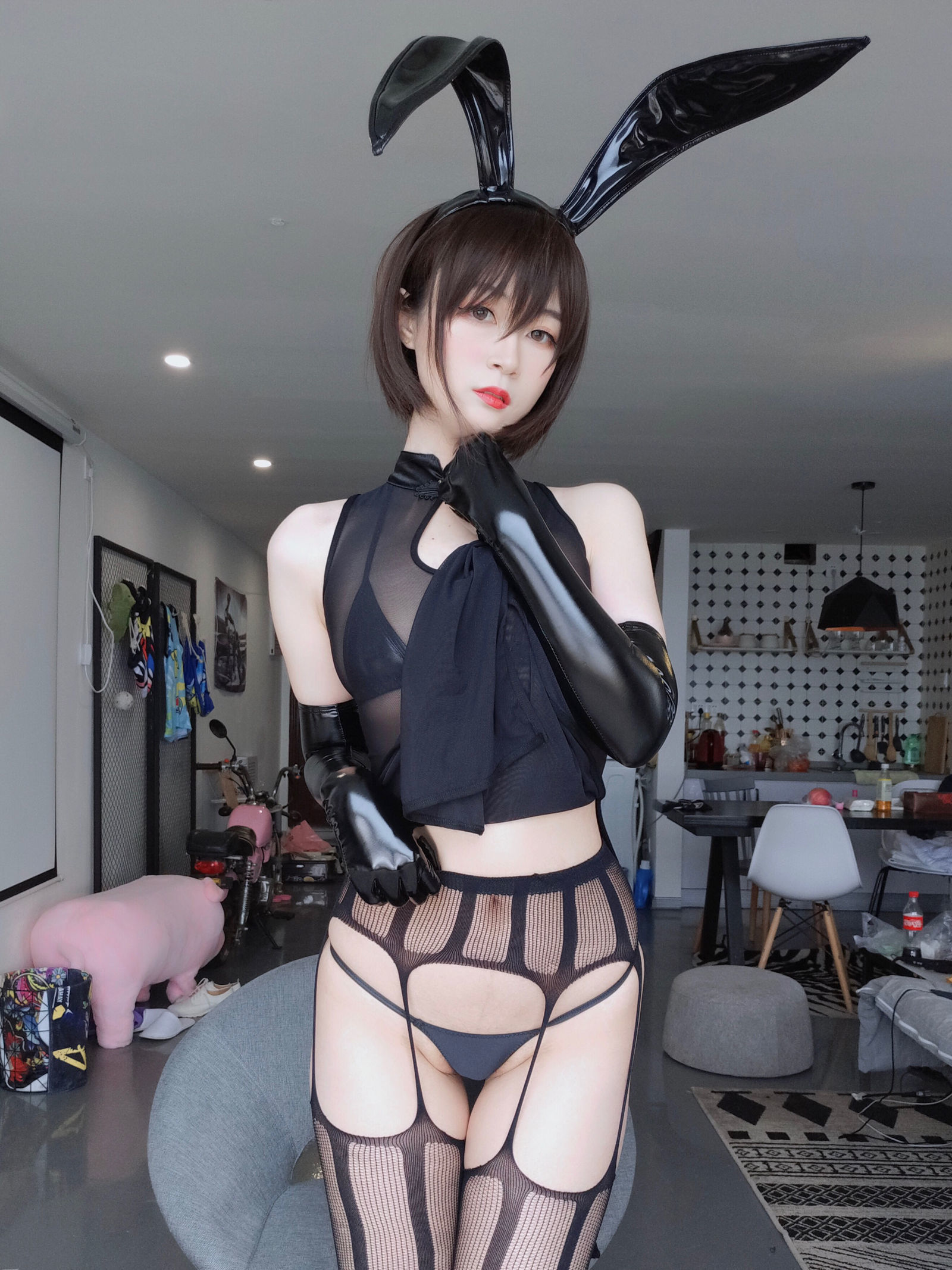 [萝莉COS] 白银 – 透明旗袍 Cosplay-第2张