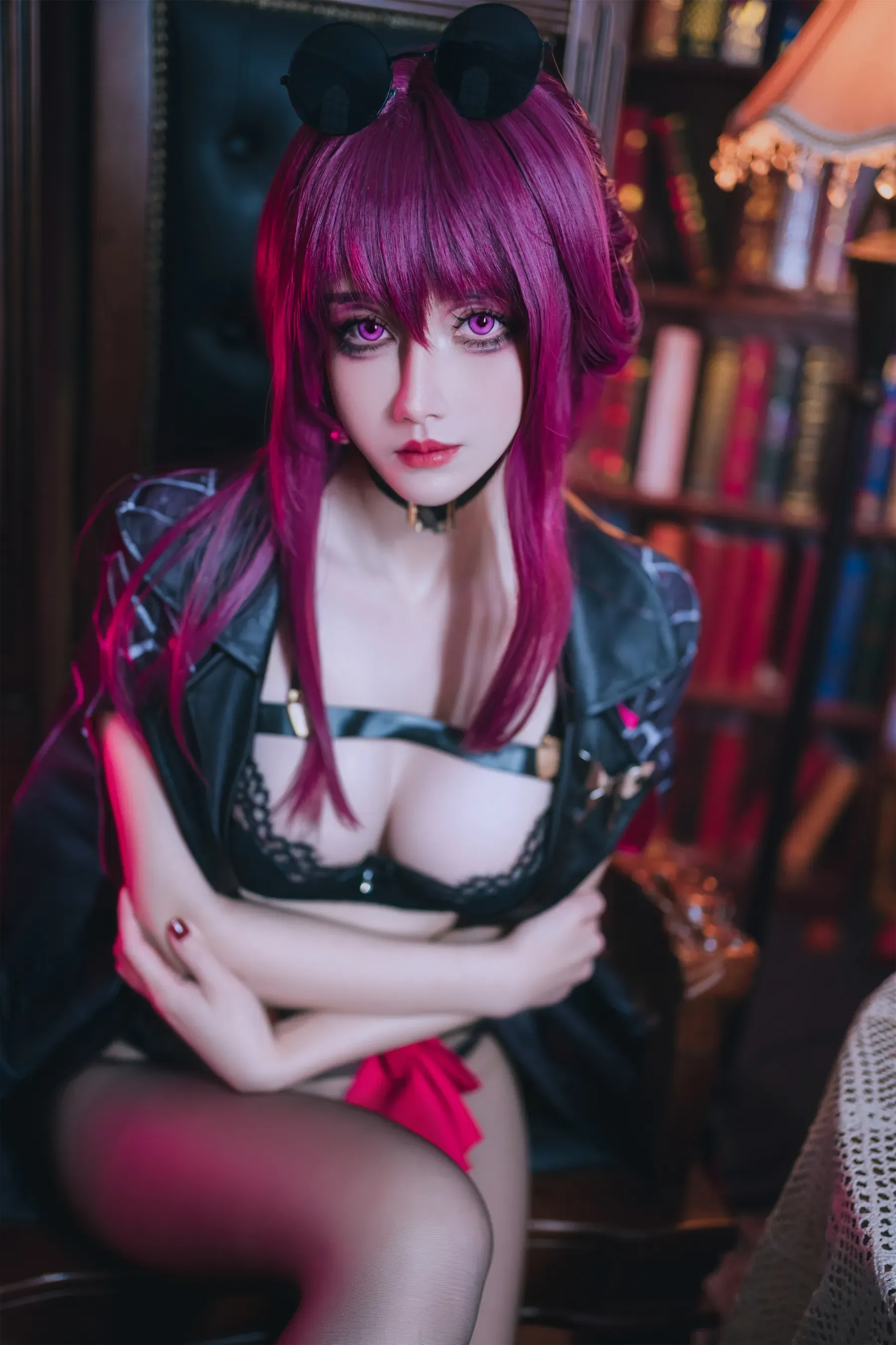 鹿八岁baby – 崩坏∶星穹铁道 卡芙卡 Cosplay-第10张