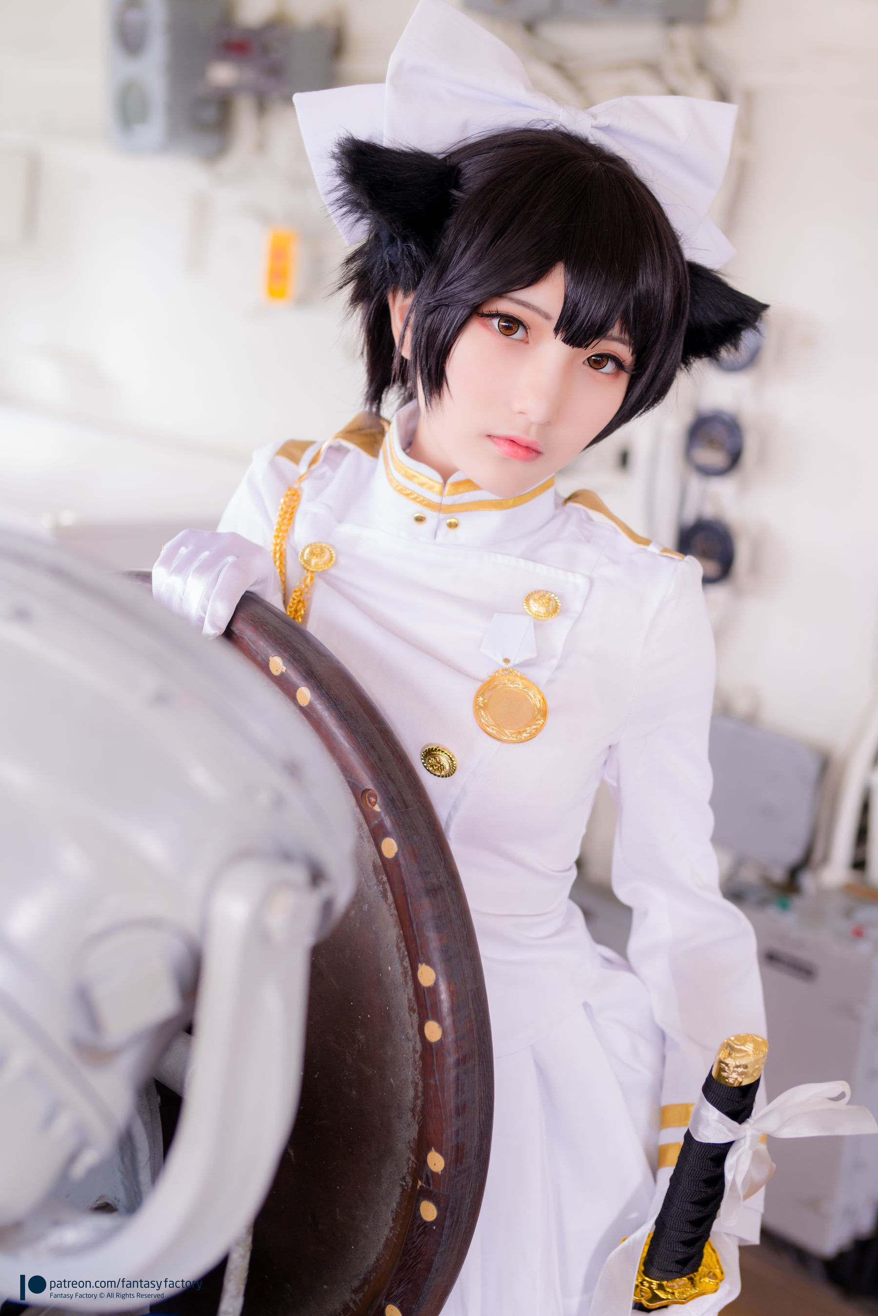 [Fantasy Factory] 小丁Cosplay – 魔女 浴池 黑丝 Cosplay-第9张