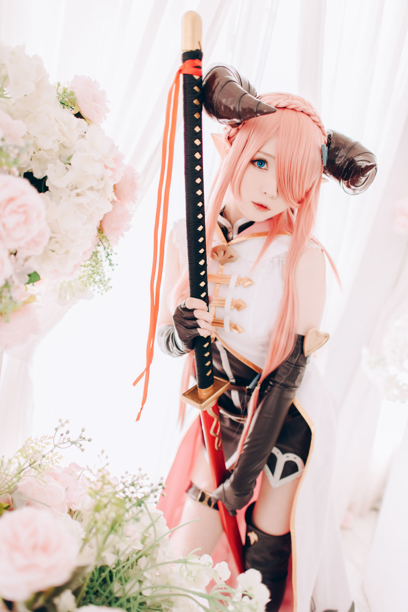 微博妹纸霜月shimo – 碧蓝幻想 娜尔梅亚 Cosplay-第61张