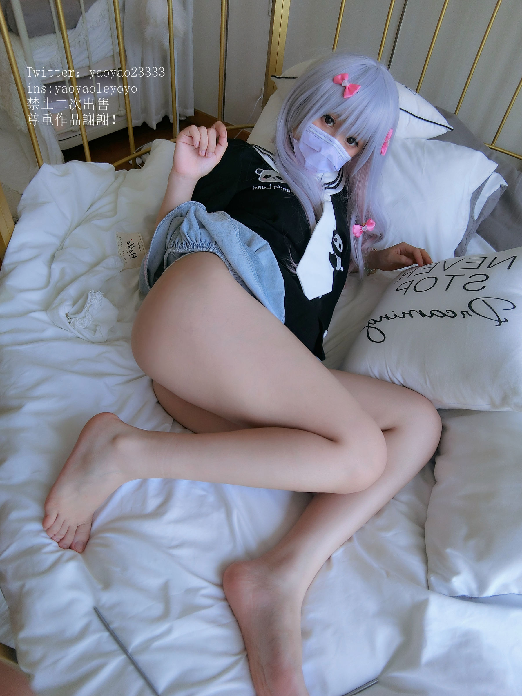 萌妹子Coser摇摇乐yoyo – 嫩足萝莉系 Cosplay-第74张