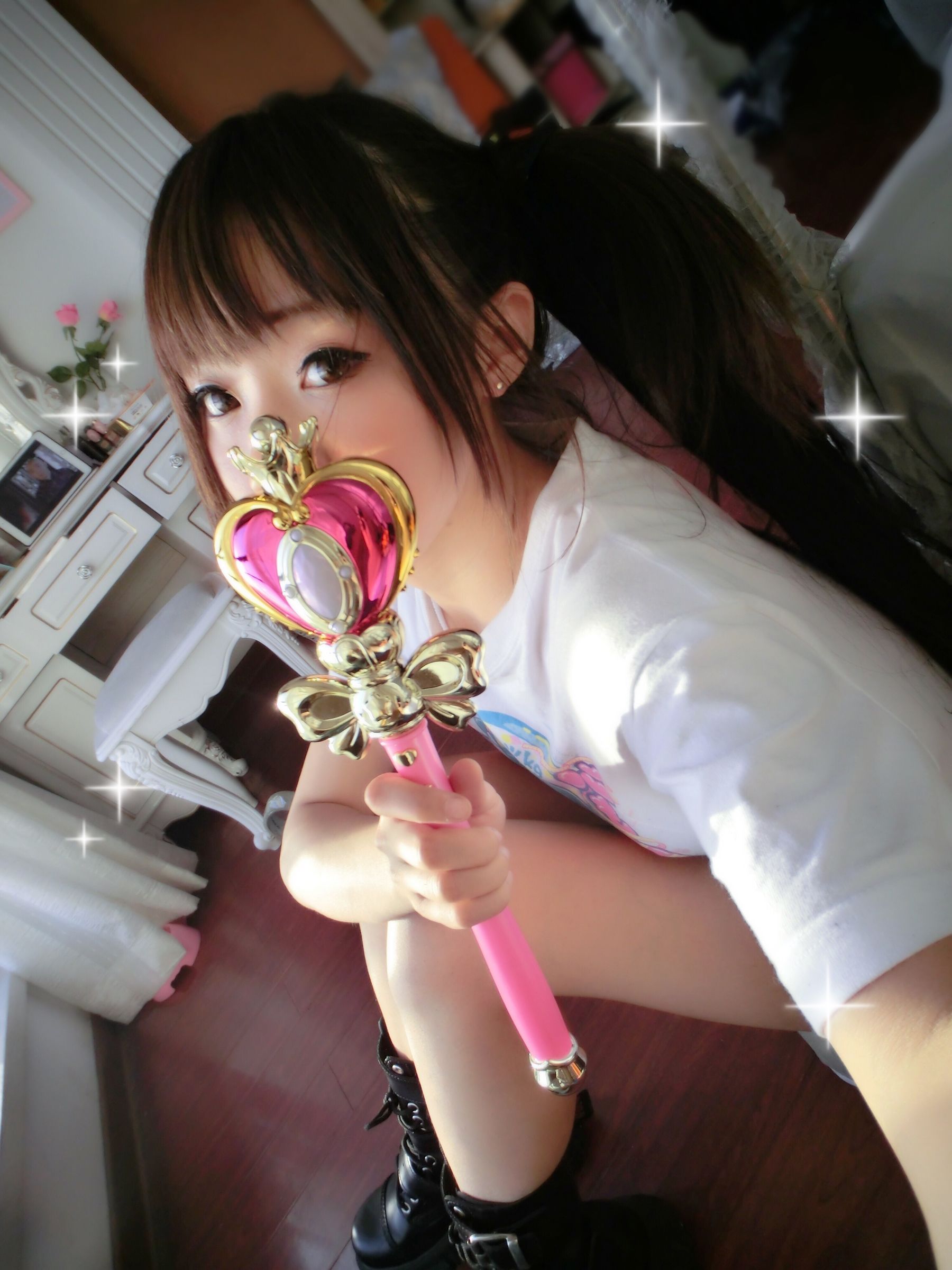 萌妹子Coser摇摇乐yoyo 魔法少女 Cosplay-第1张