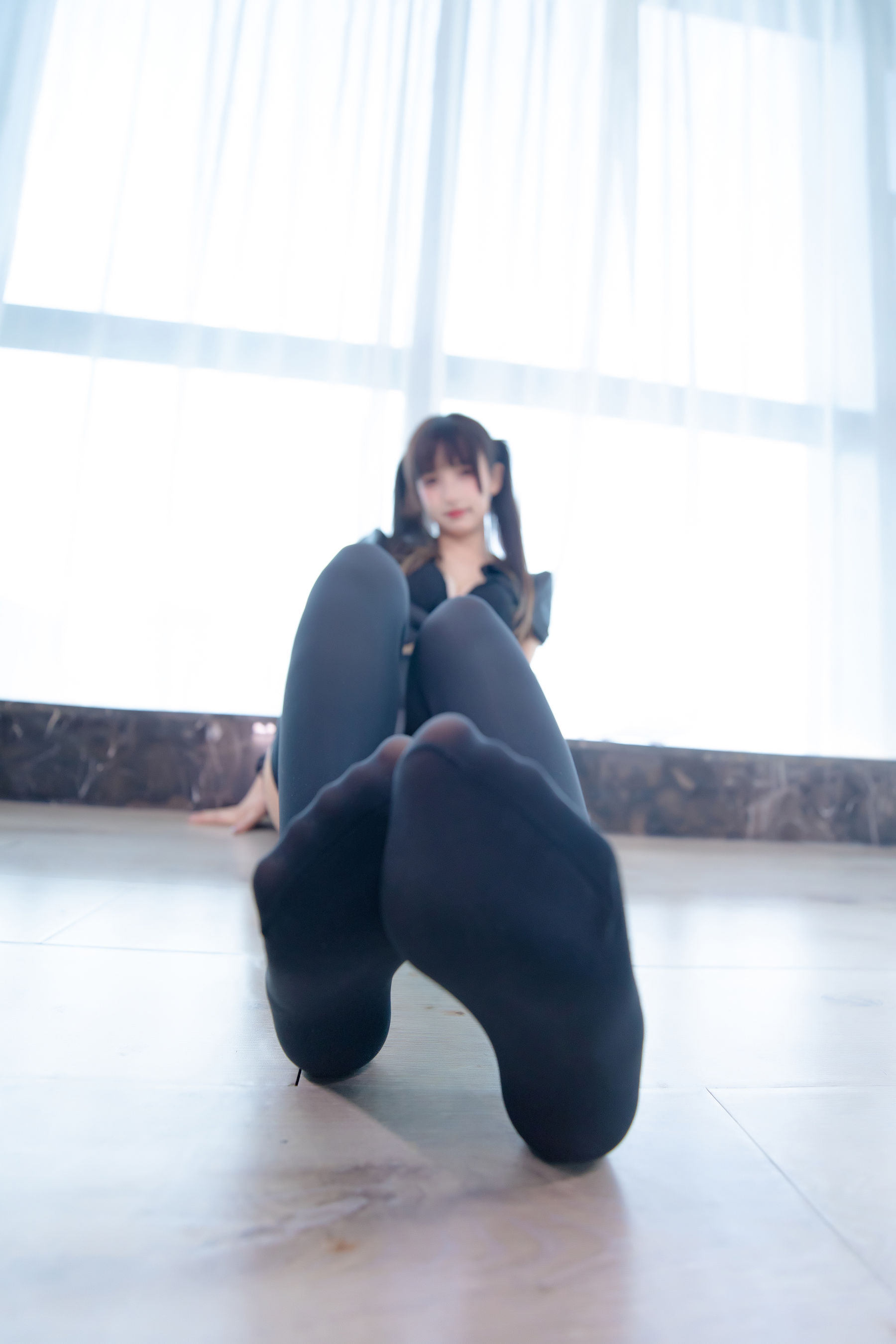 萝莉神楽板真冬 之足底星光 Cosplay-第36张