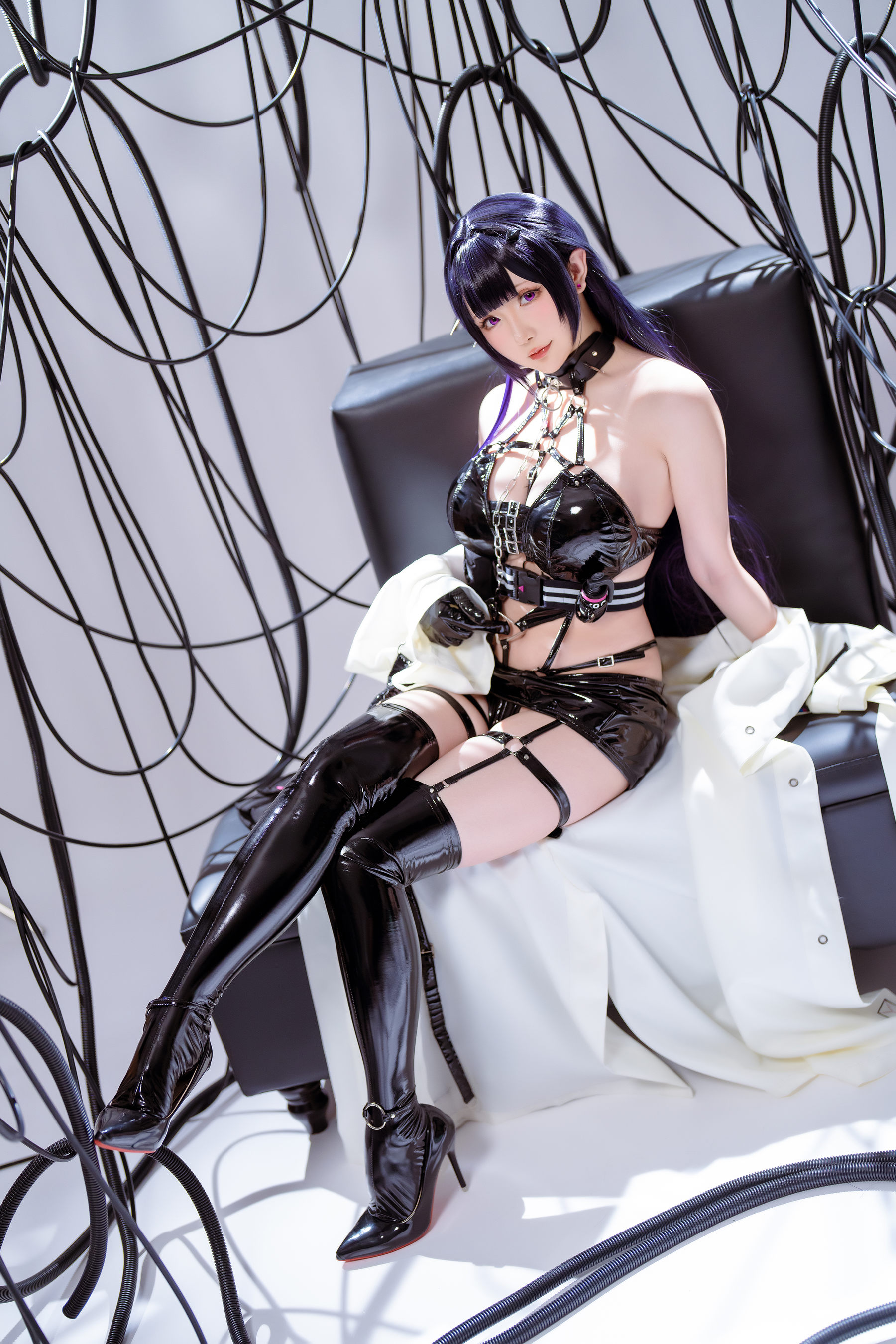Coser小姐姐星之迟迟 – Nikke-米哈拉 Cosplay-第80张