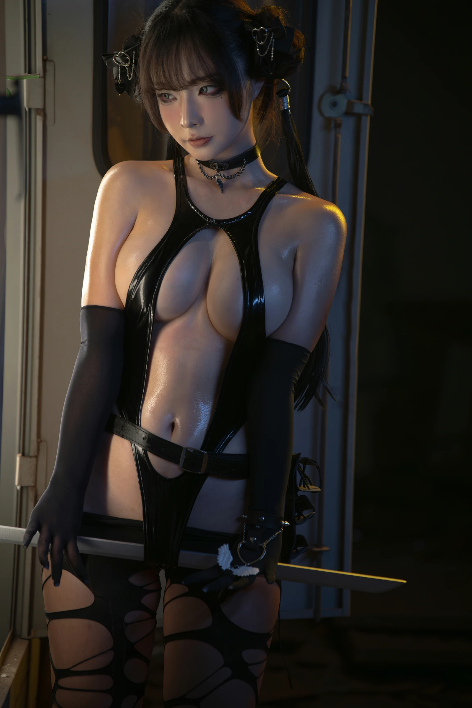 Kokuhui(yuuhui玉汇) – 双斩少女 Cosplay-第93张
