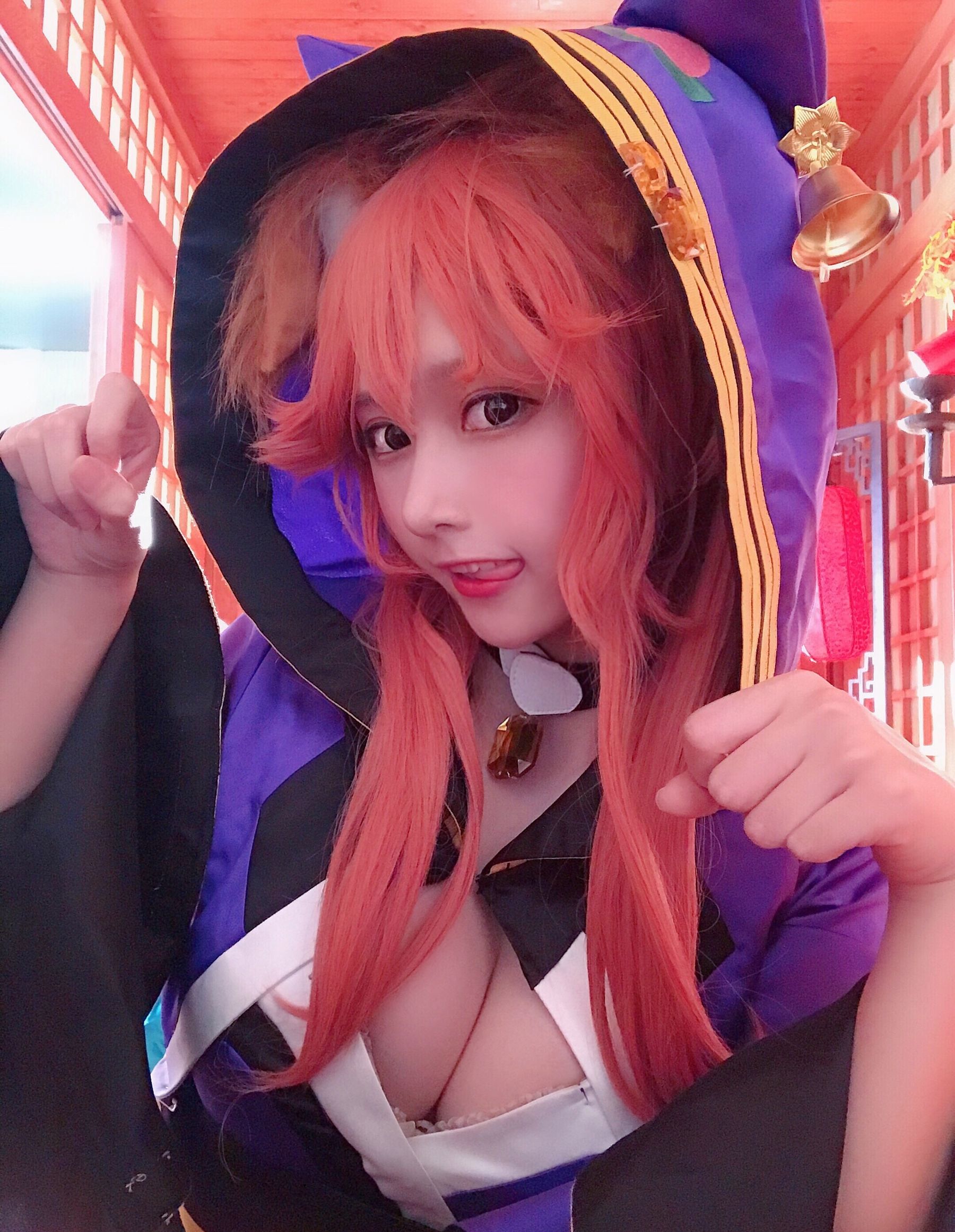 凛子酱 – 玉藻前 忠犬 Cosplay-第19张