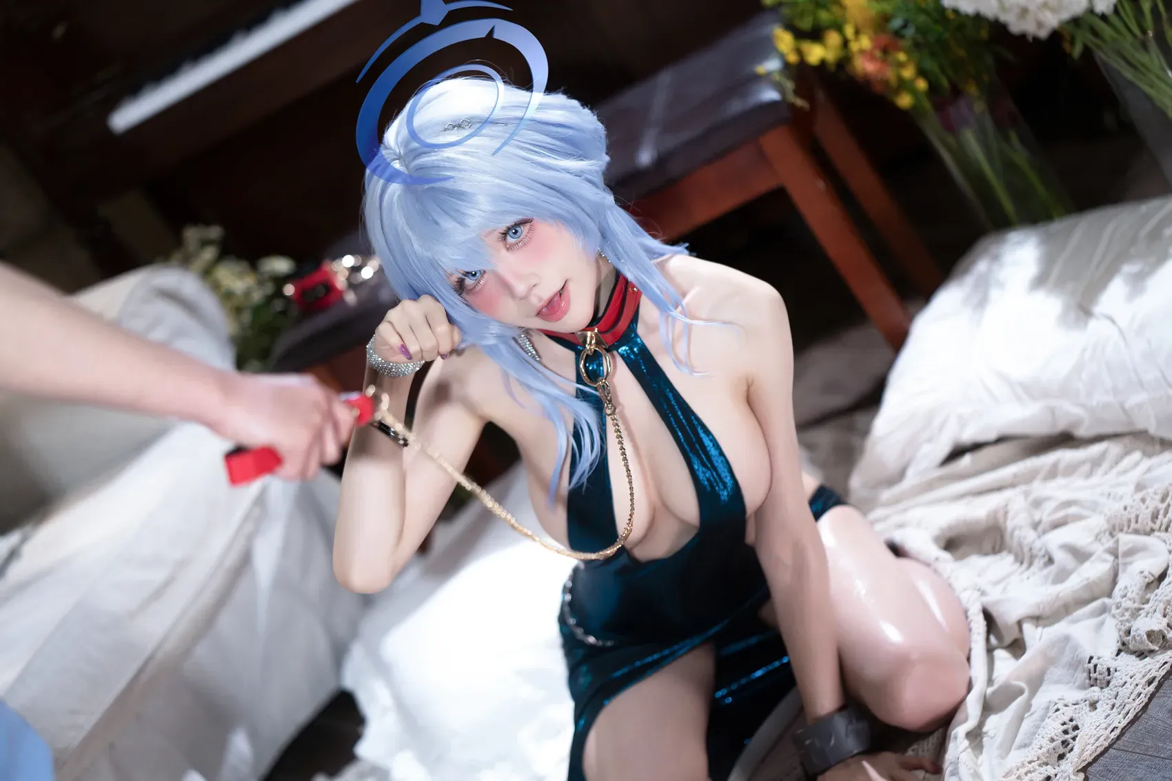 水淼aqua – 碧蓝档案 天雨亚子礼服 Cosplay-第66张