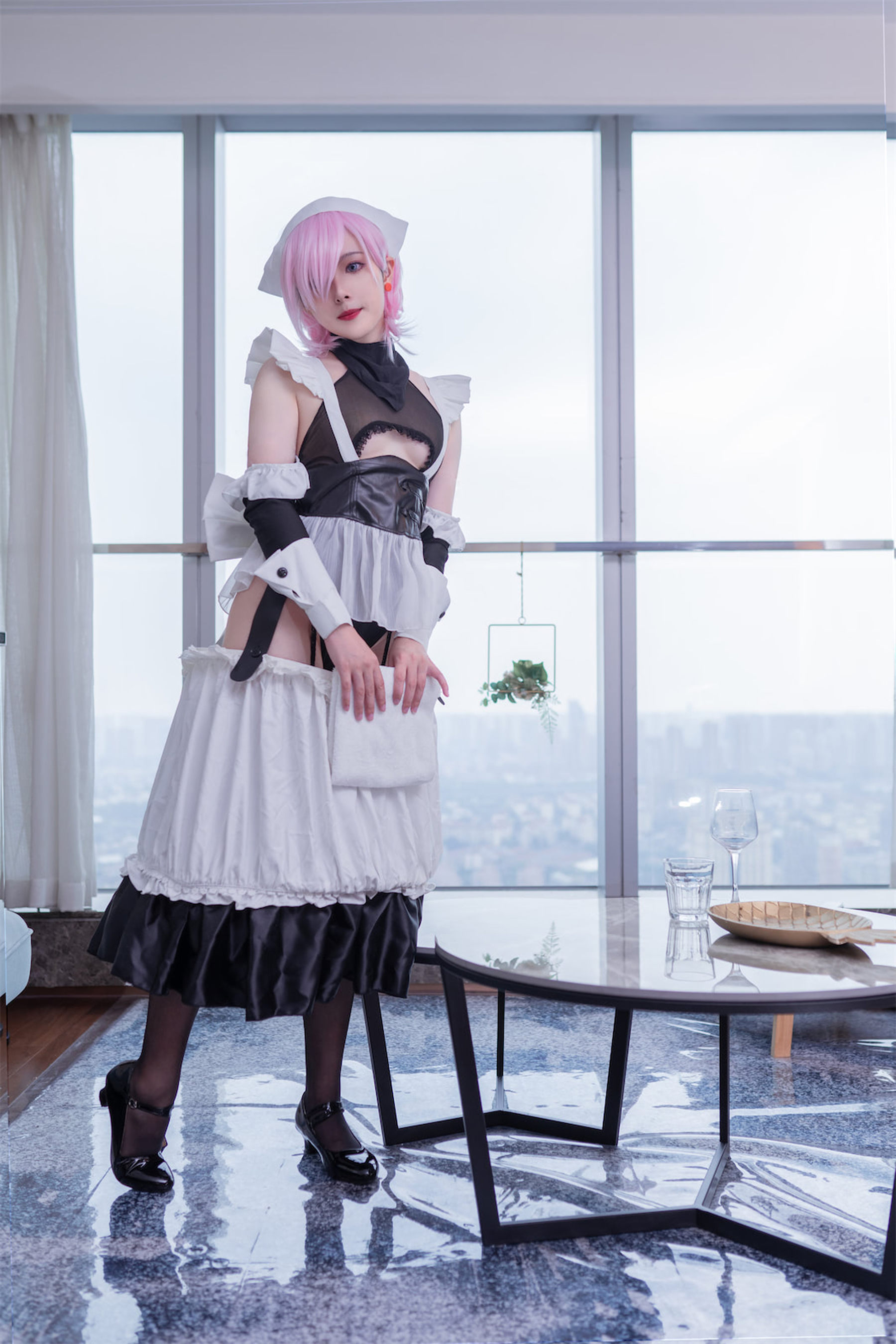 Natsuko夏夏子 – 宫本武藏女仆 Cosplay-第2张