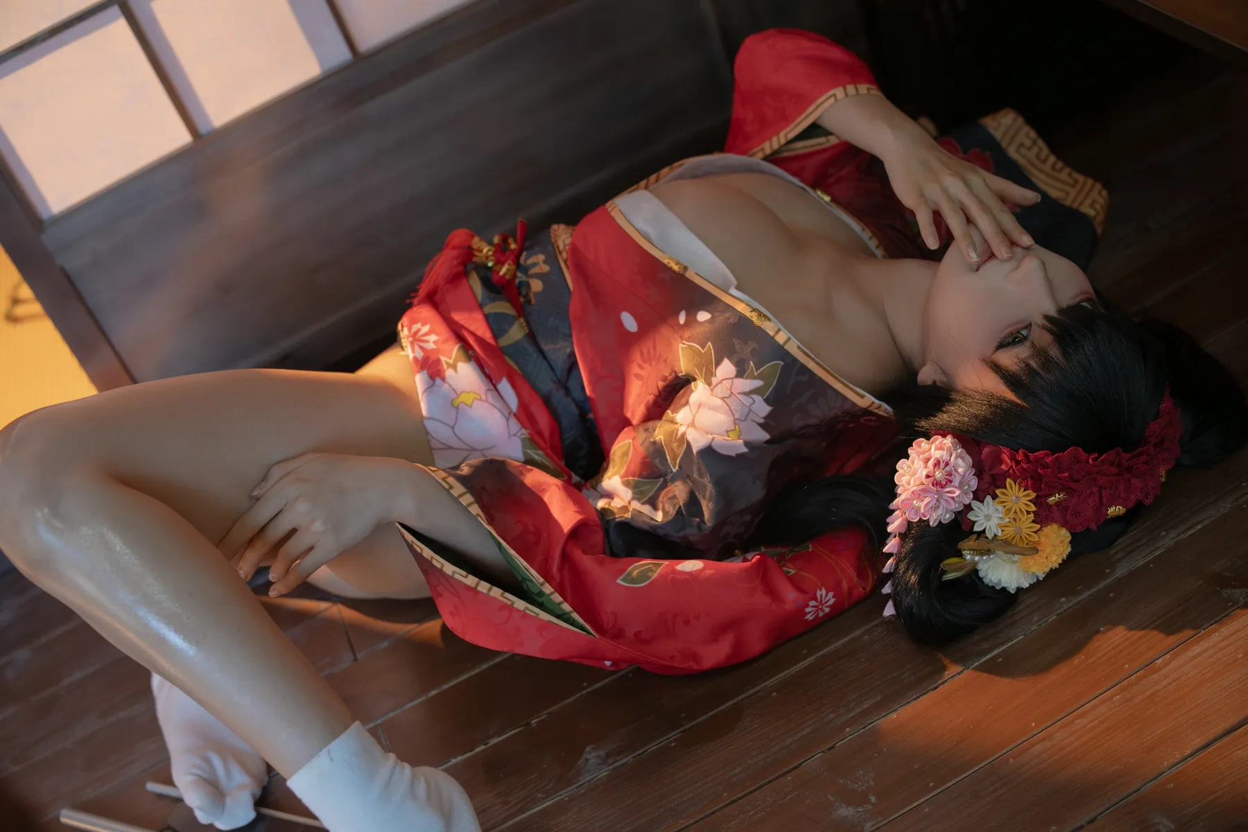 蠢沫沫 – 狂三和服 · 正片 Cosplay-第7张