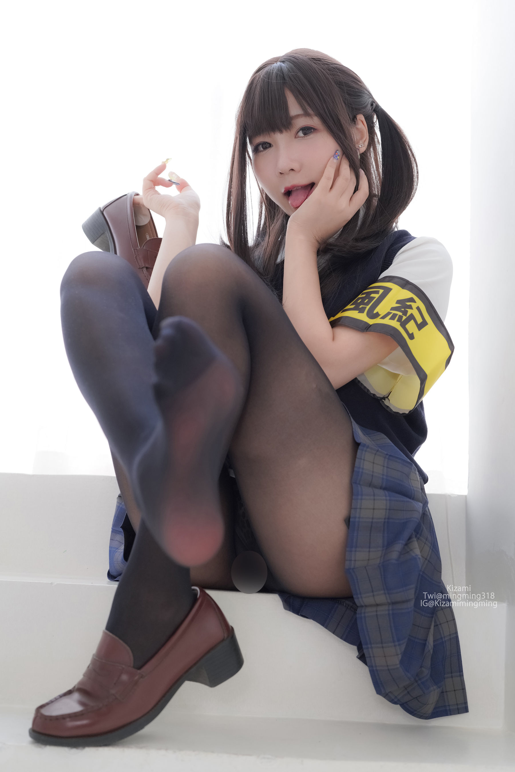 銘銘Kizami – JK黑丝 Cosplay-第76张