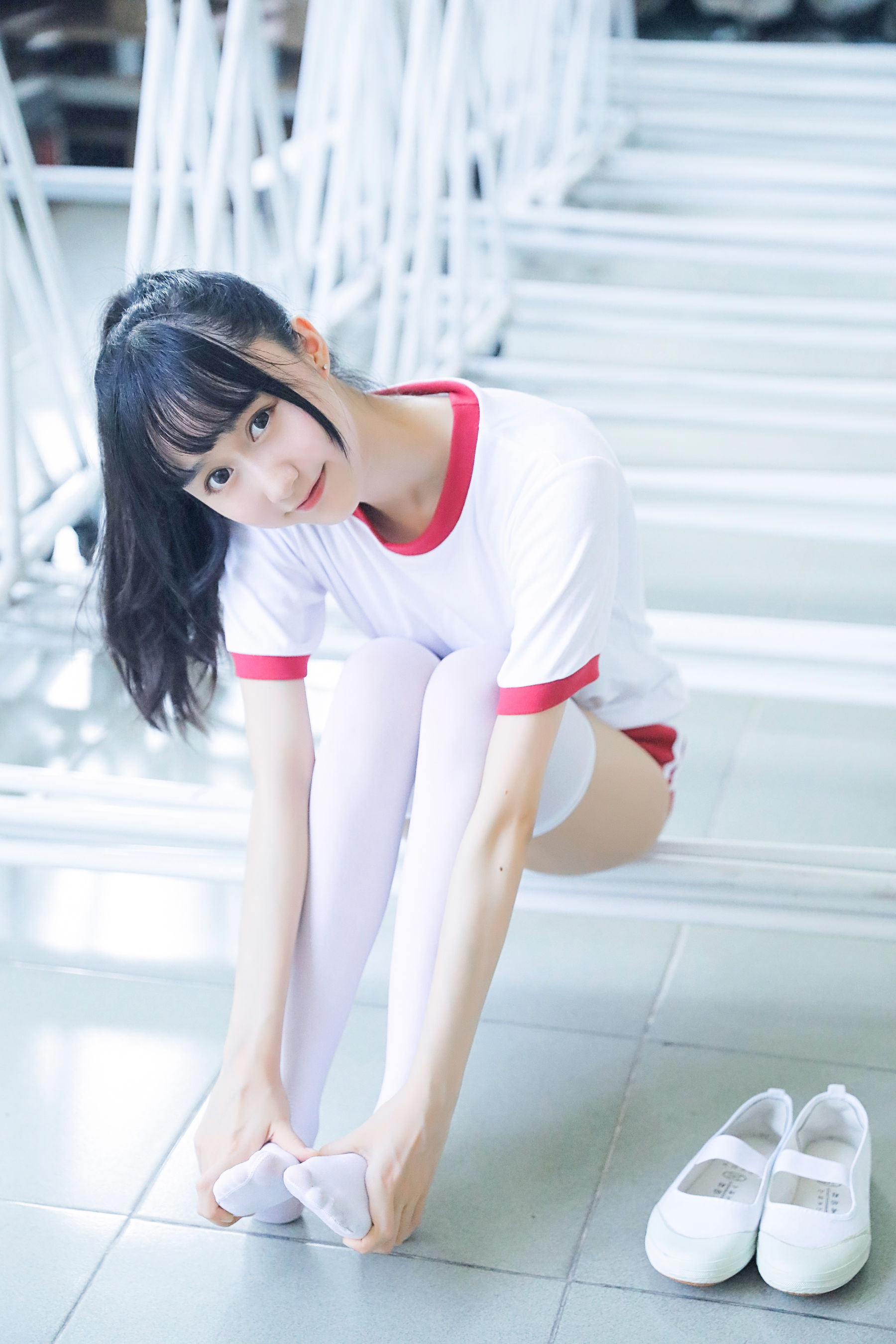 [萝莉COS] 木绵绵OwO – 上体育课啦 Cosplay-第17张