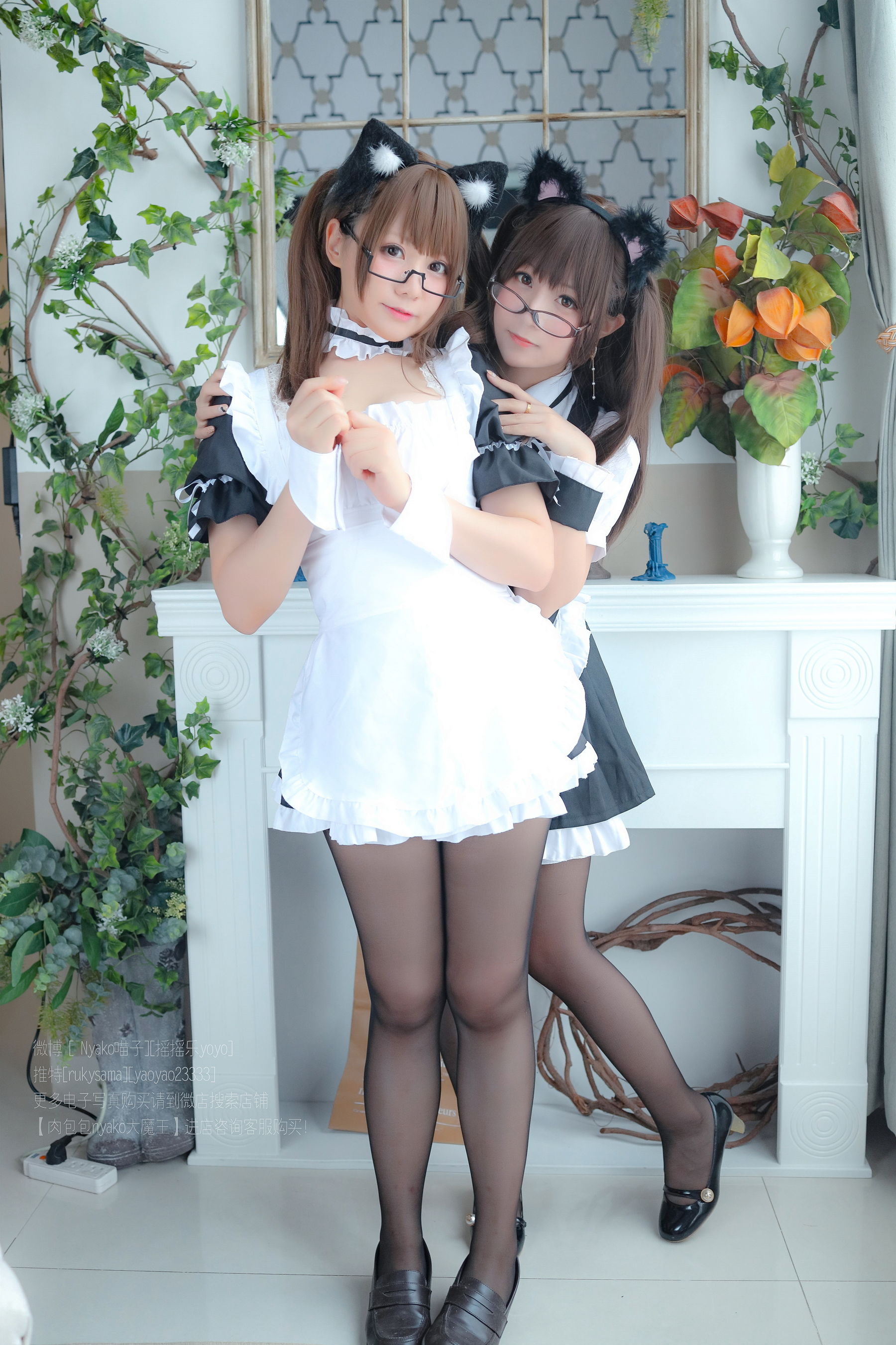 [萝莉COS] 摇摇乐yoyoNyako喵子 – 诱人女仆 Cosplay-第27张