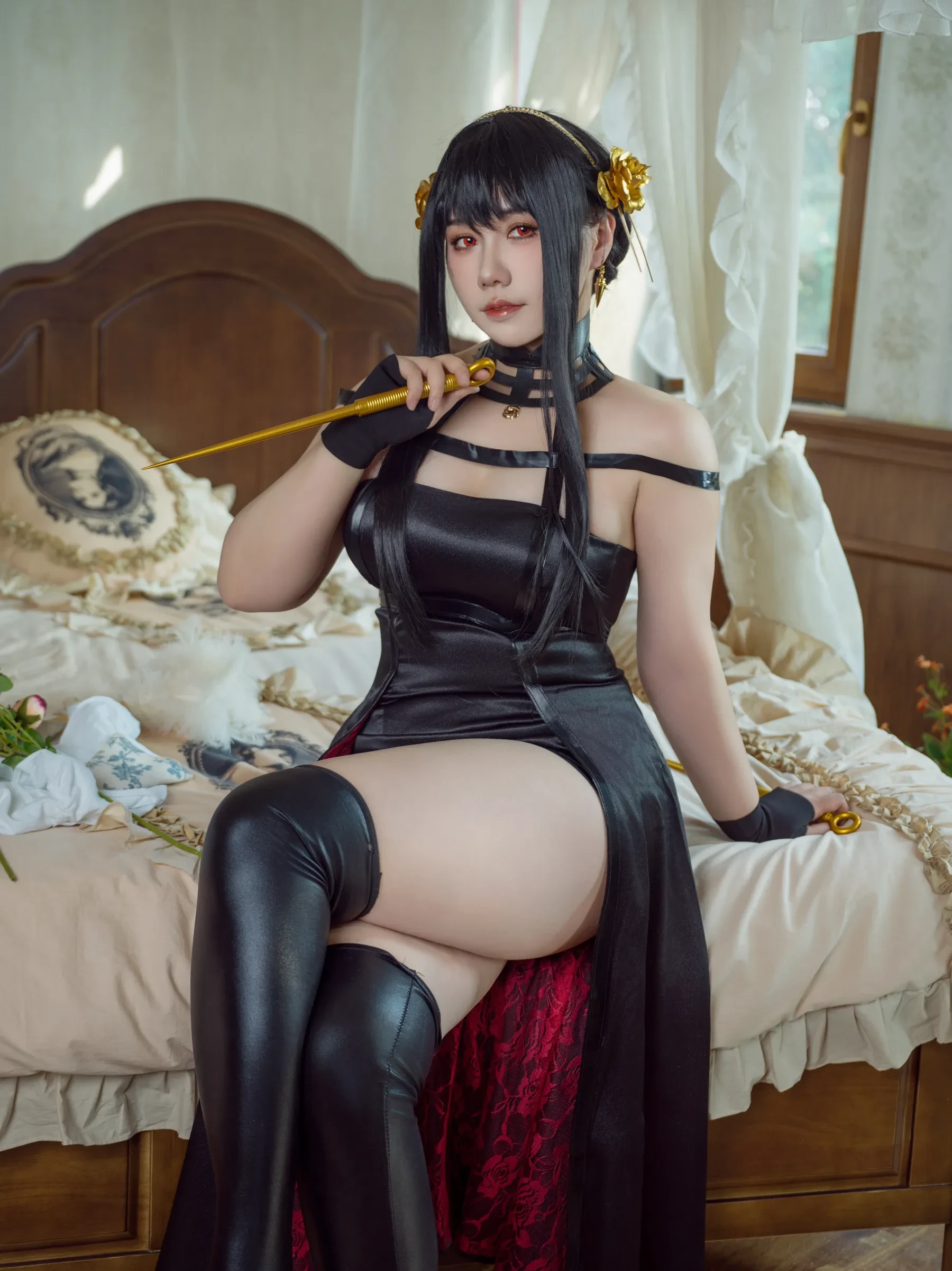 麻花麻花酱 – 间谍过家家 约尔 Cosplay-第43张
