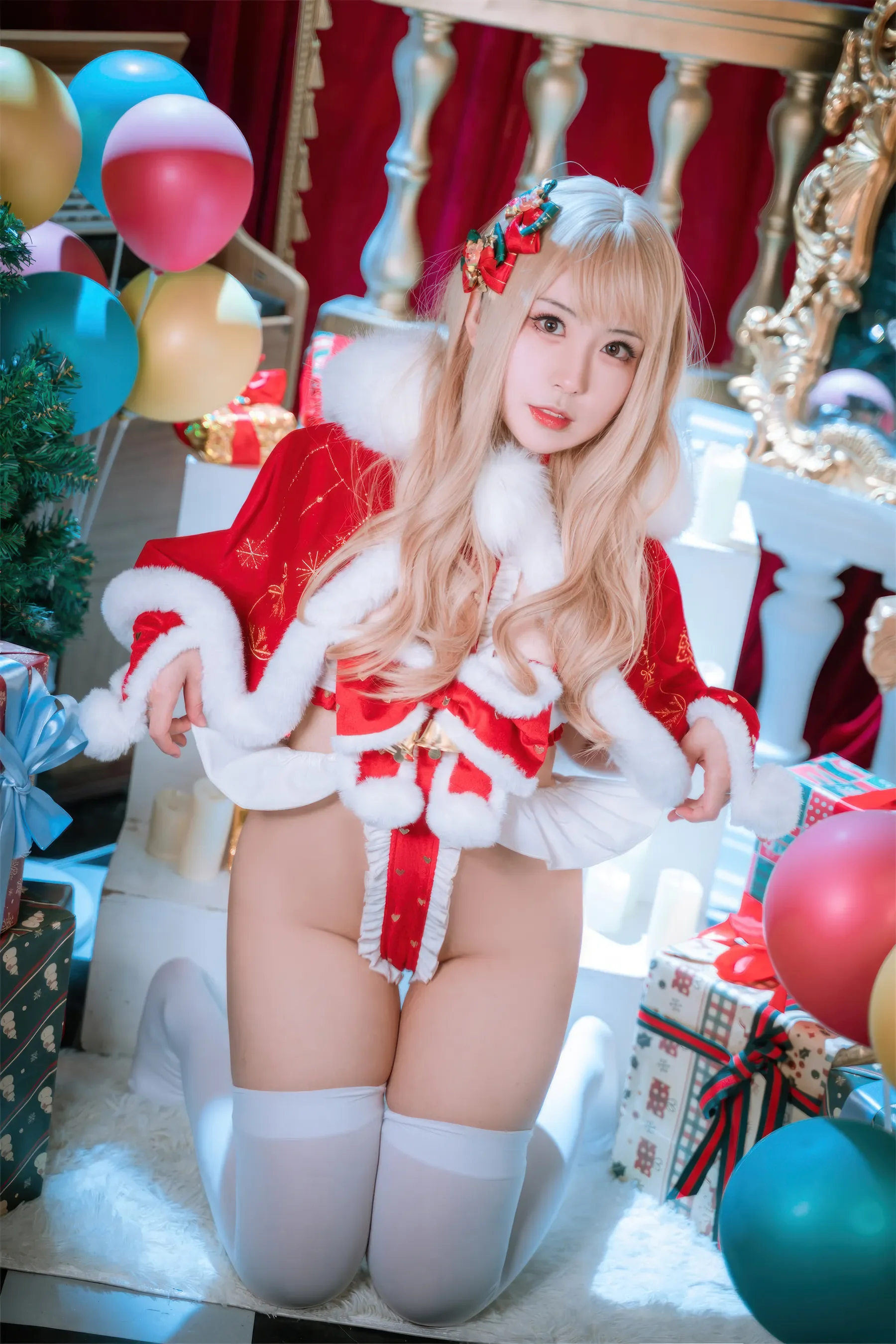 虎森森 – 圣诞精灵 Cosplay-第16张