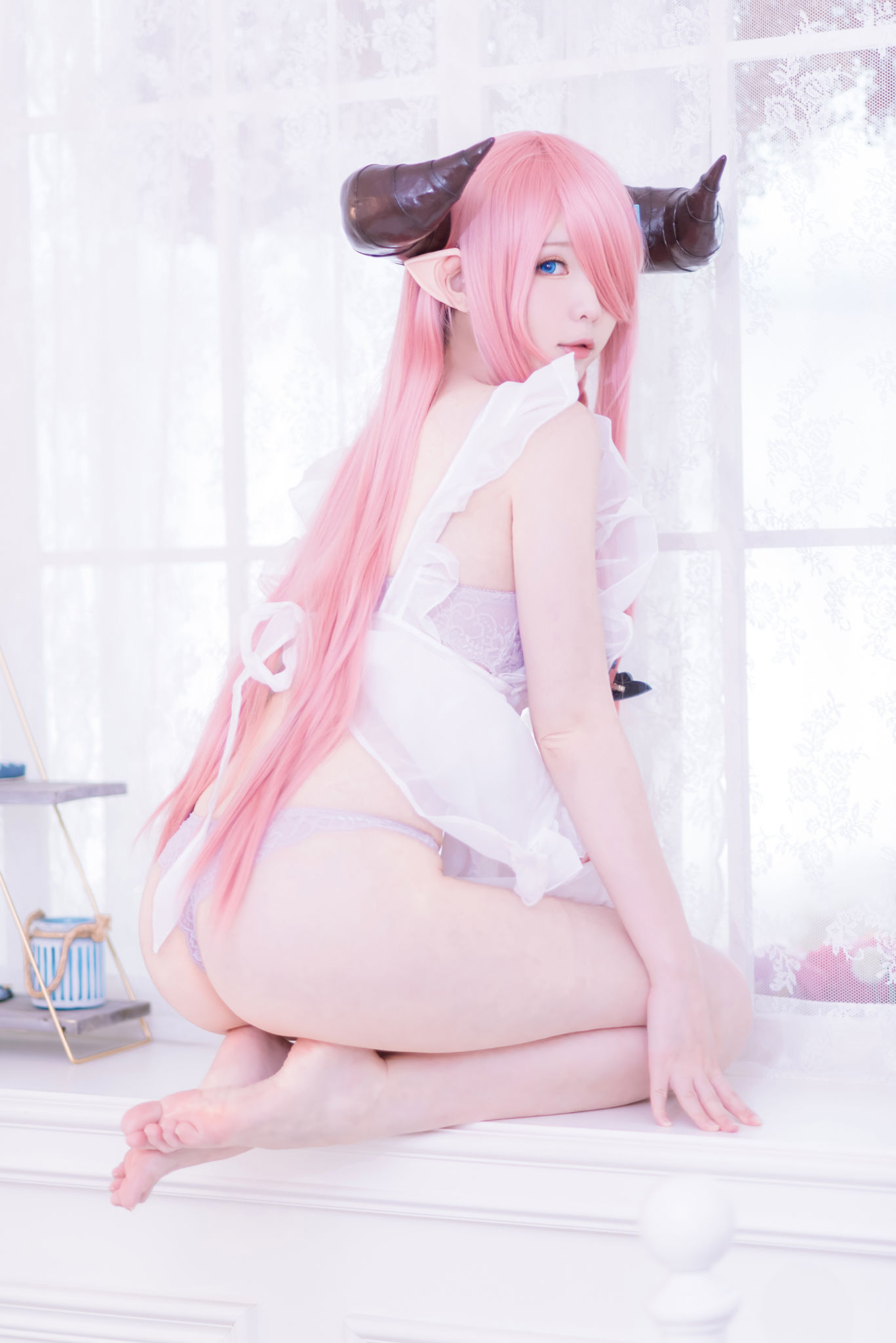 微博妹纸霜月shimo – 碧蓝幻想 娜尔梅亚 Cosplay-第6张