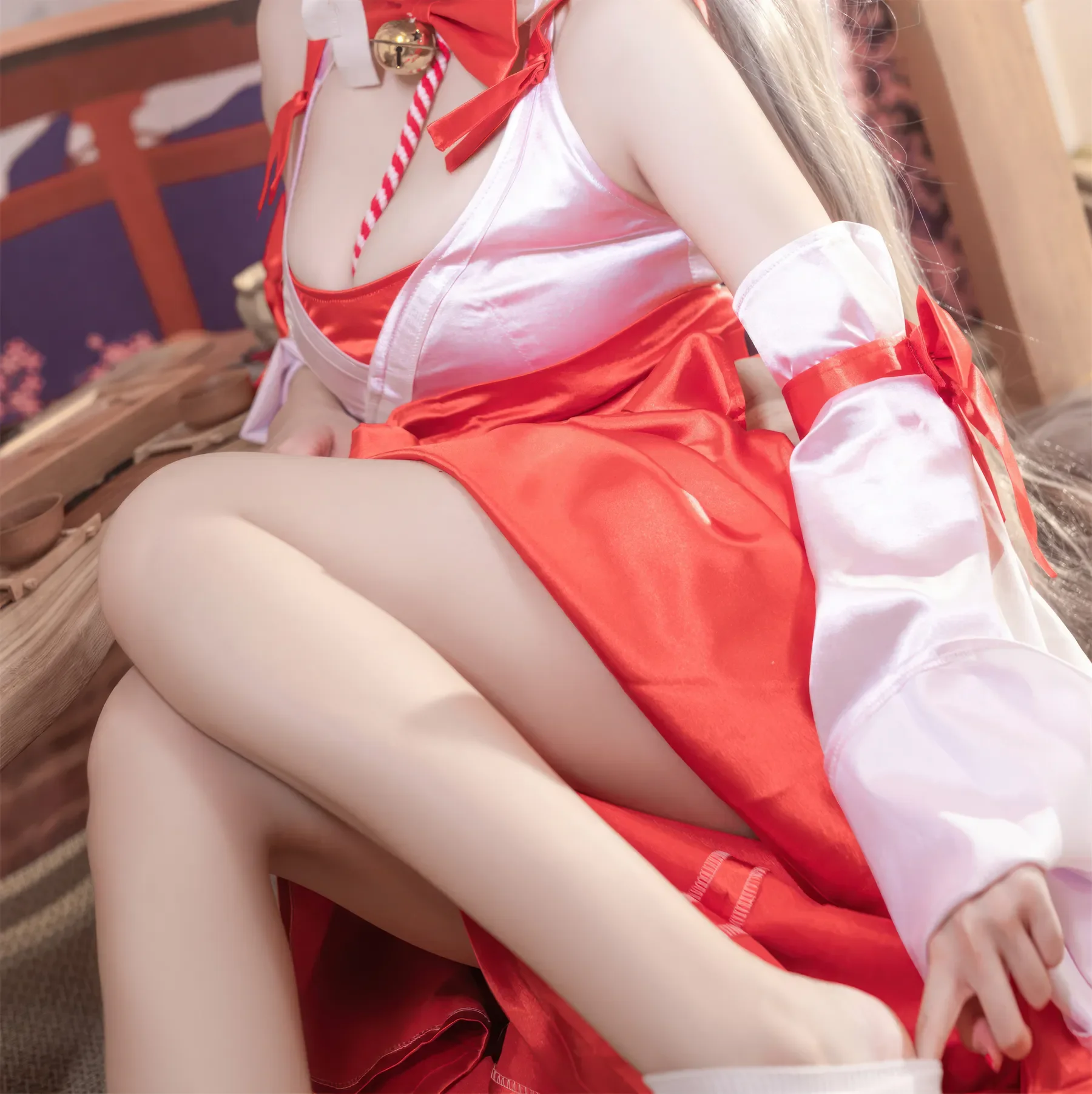 日奈娇 – 碧蓝航线 可畏巫女 Cosplay-第5张