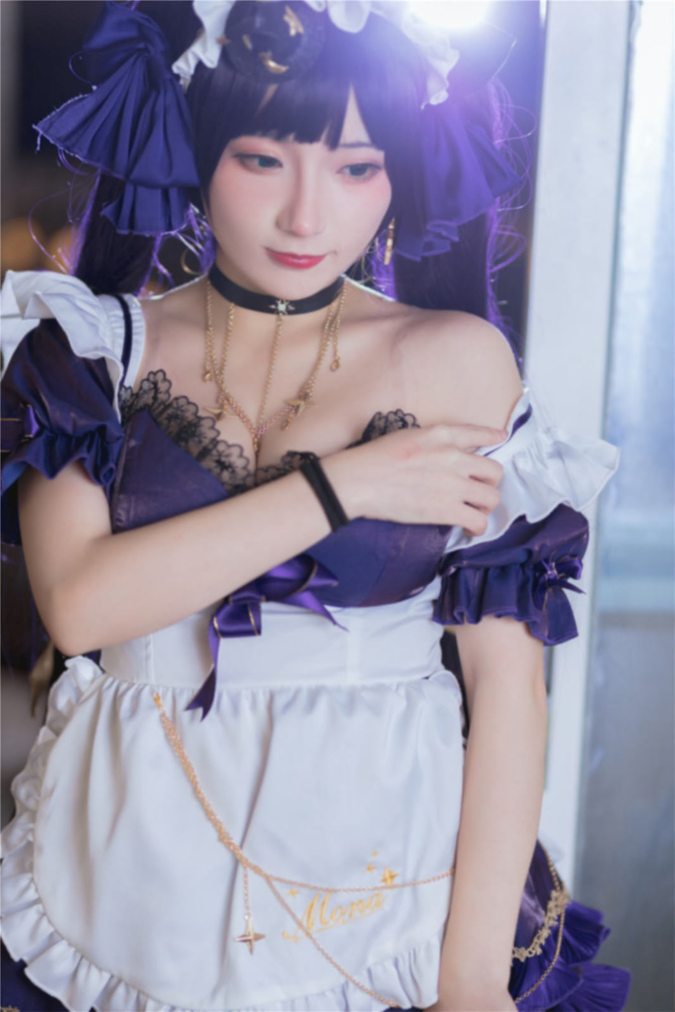 是三不是世w – 原神莫娜女仆 Cosplay-第46张