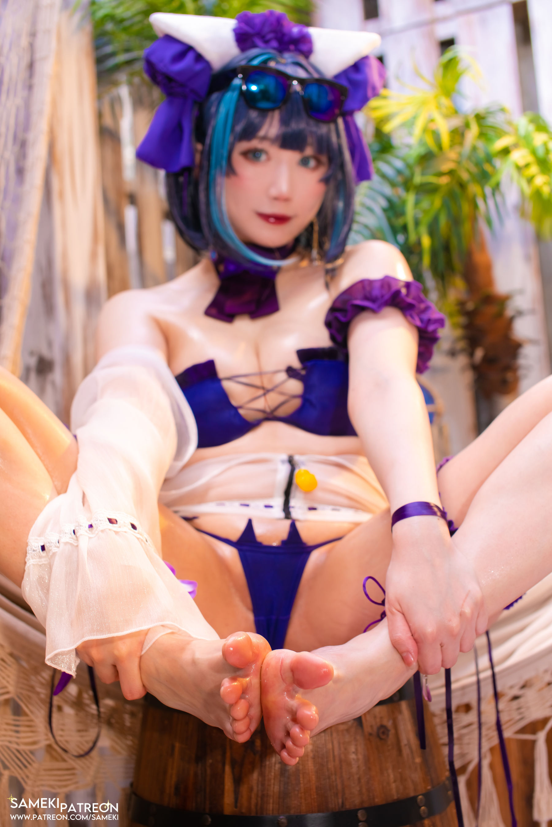Sameki – 柴郡 泳装 Cosplay-第10张