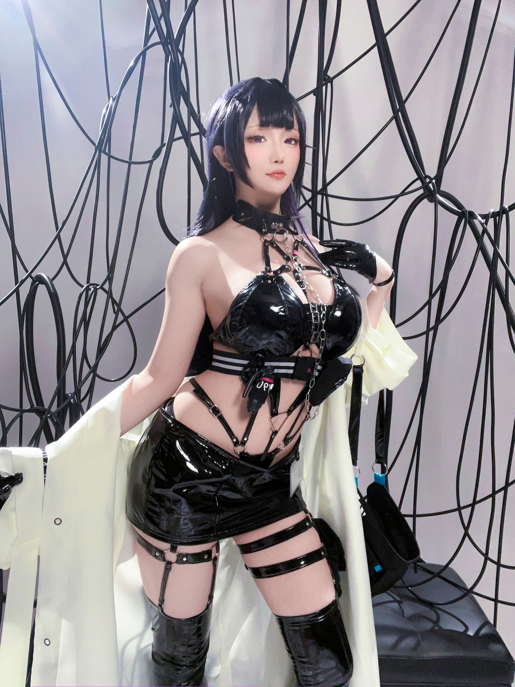 Coser小姐姐星之迟迟 – Nikke-米哈拉 Cosplay-第70张